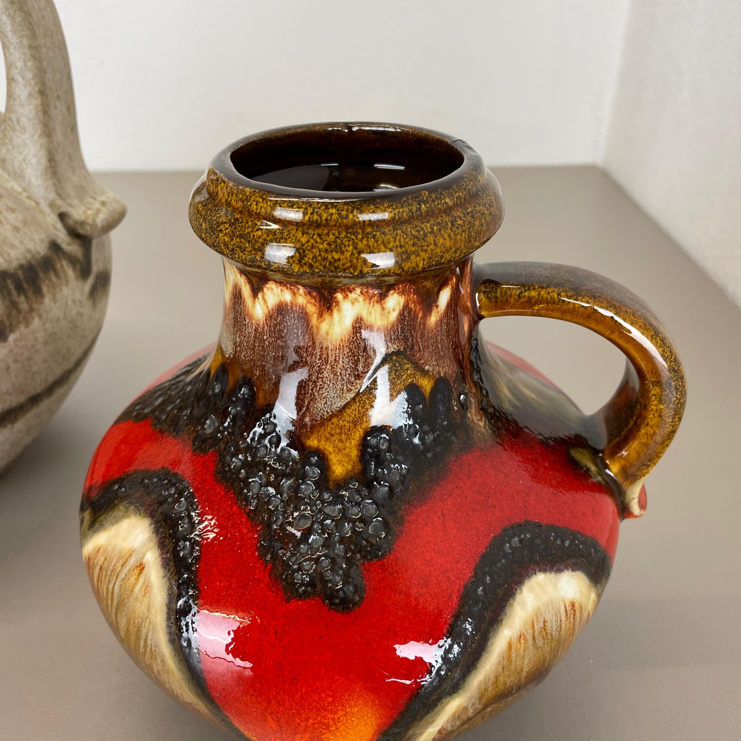Set di due vasi in ceramica grassa 