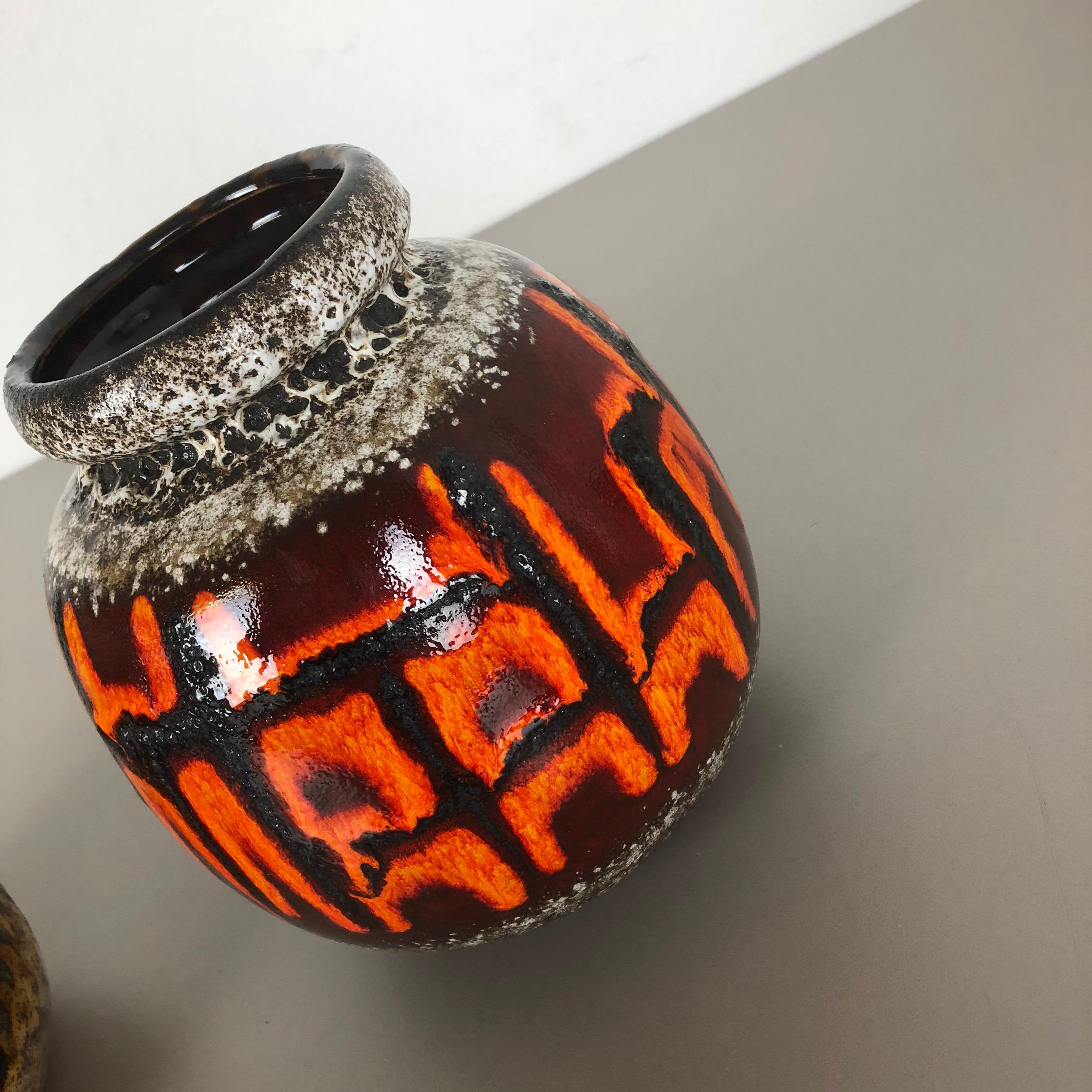 Set di due vasi in ceramica grassa 