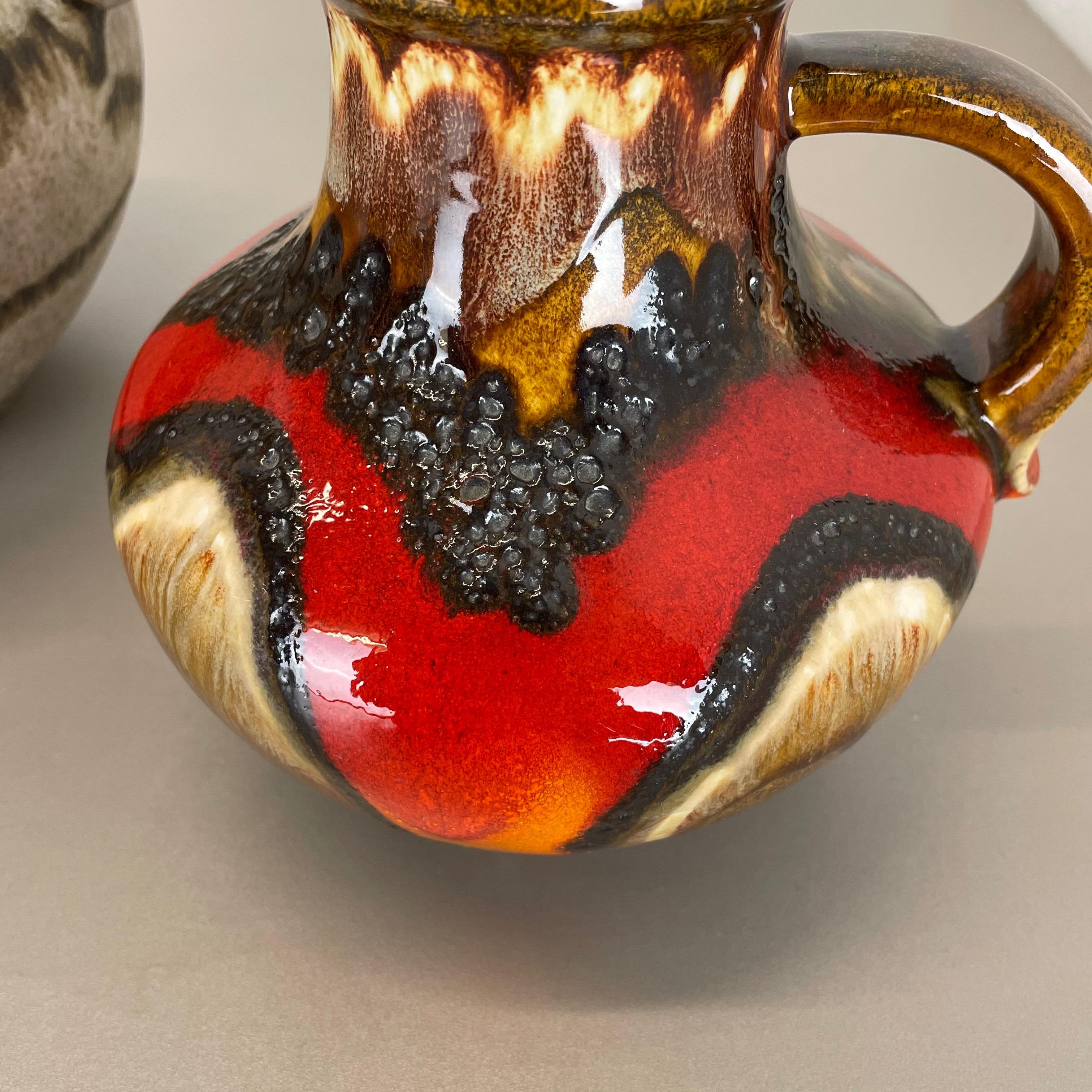 Set di due vasi in ceramica grassa 