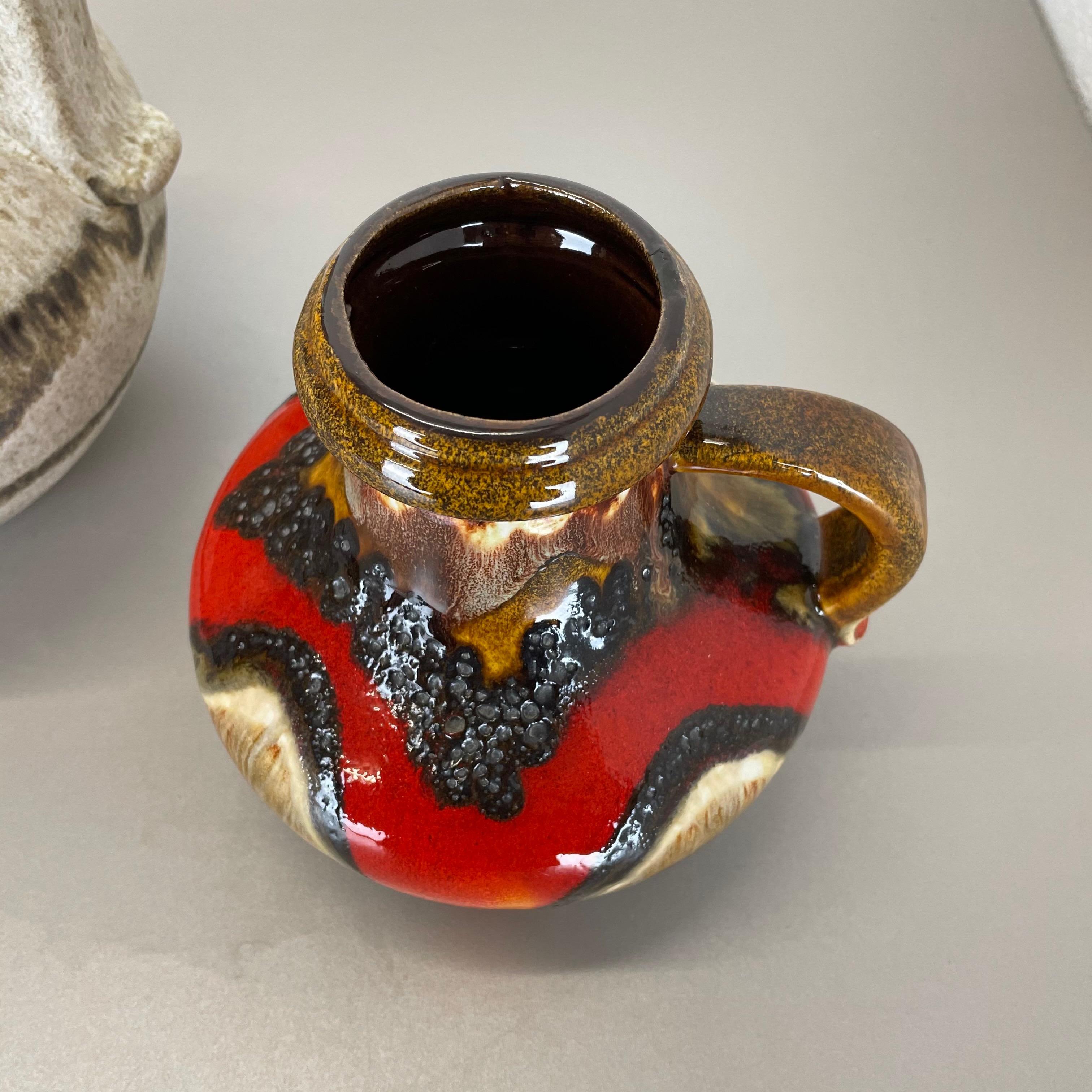Set di due vasi in ceramica grassa 