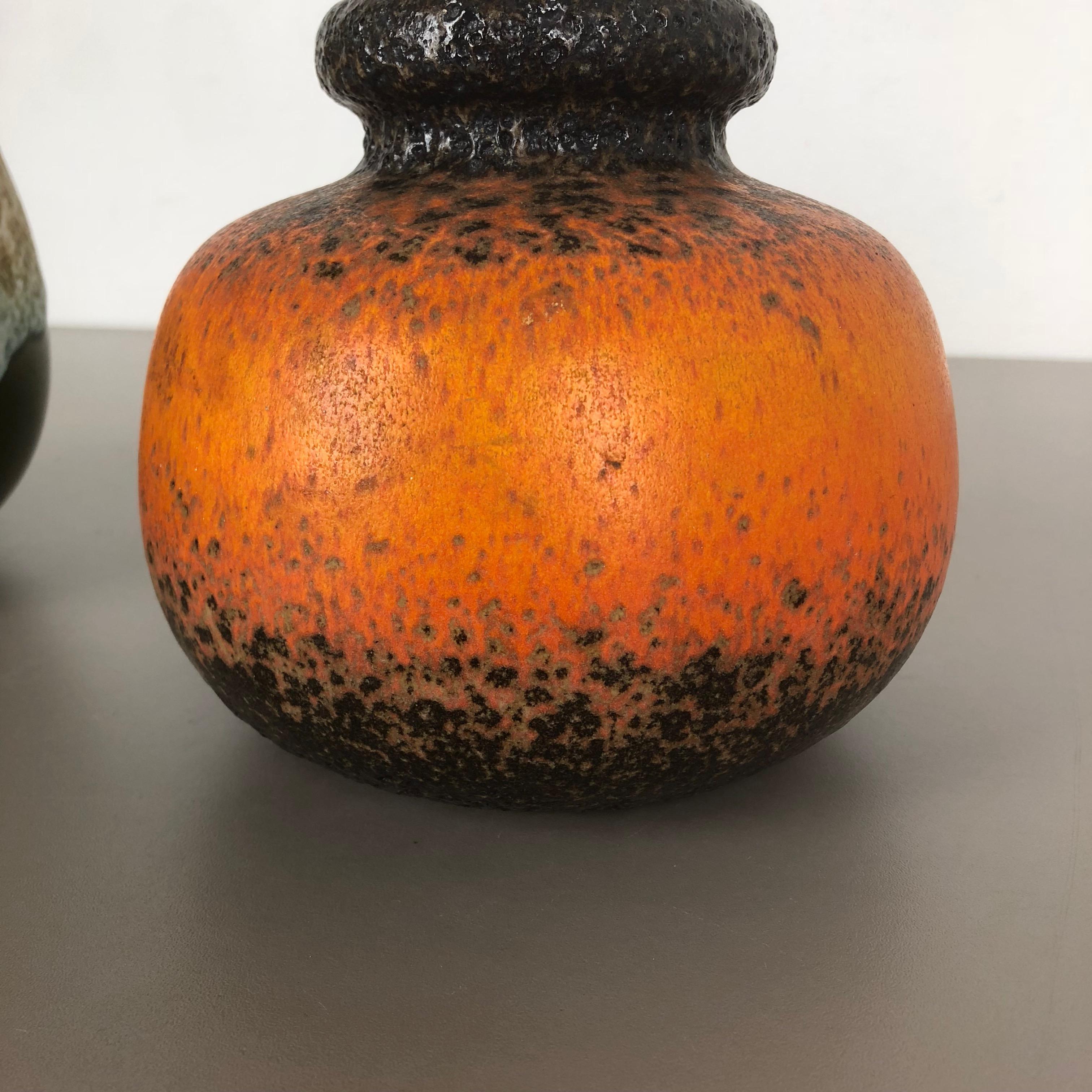Set di due vasi in ceramica grassa 