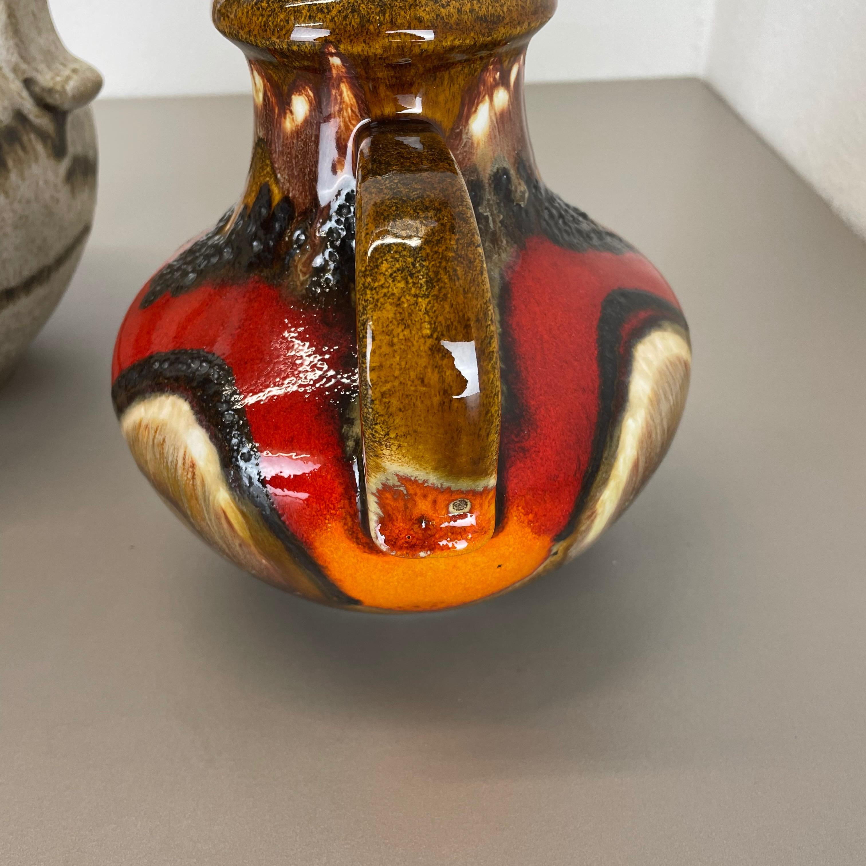Set di due vasi in ceramica grassa 