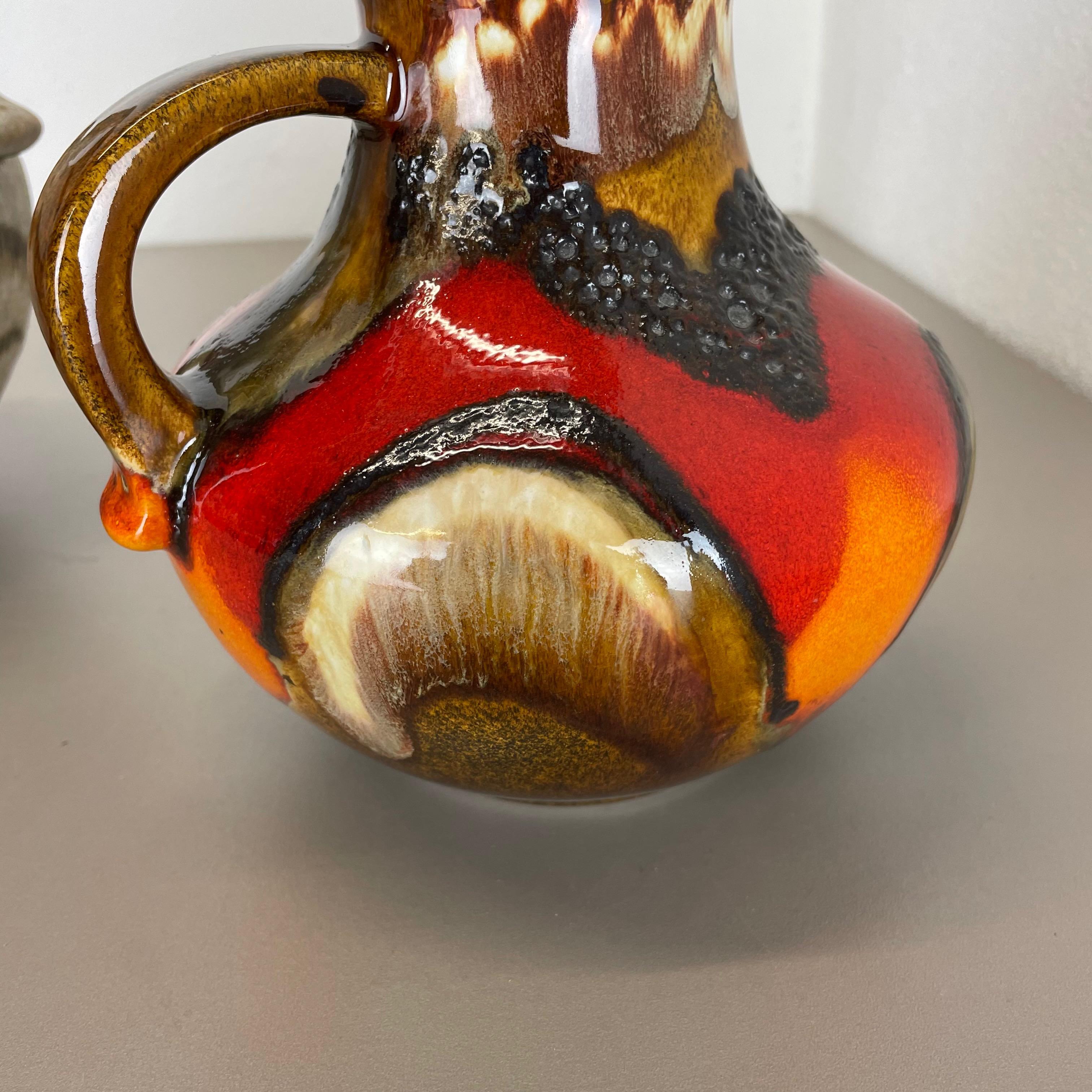 Set di due vasi in ceramica grassa 