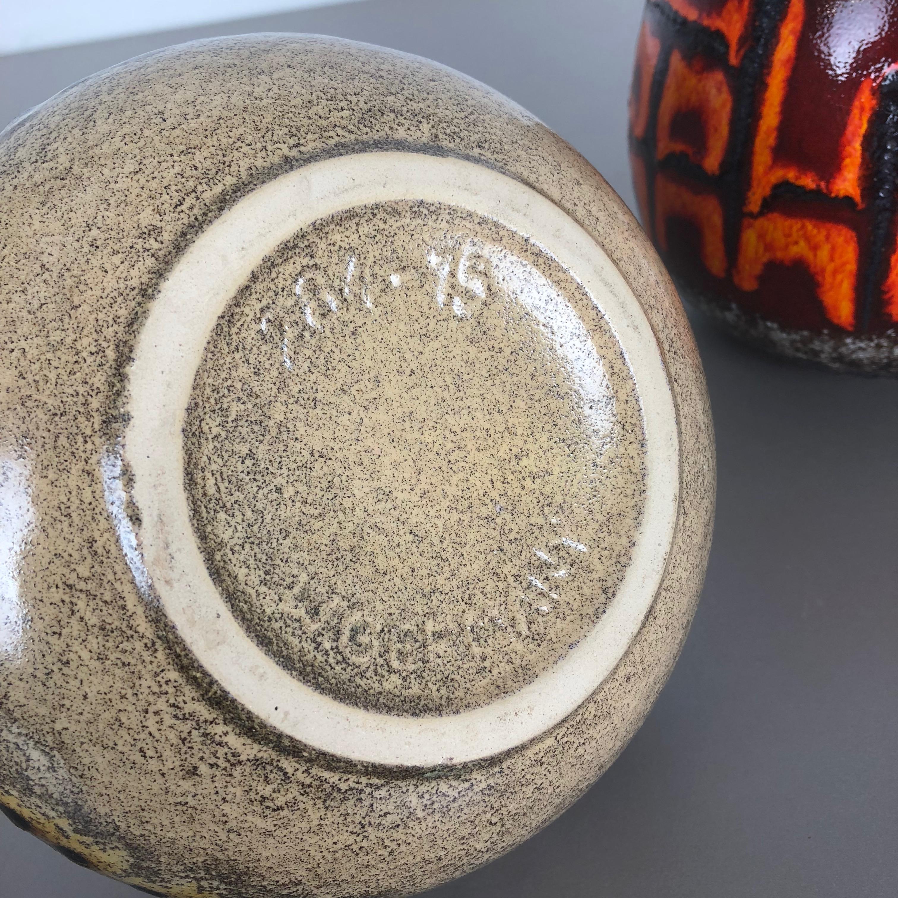 Set di due vasi in ceramica grassa 