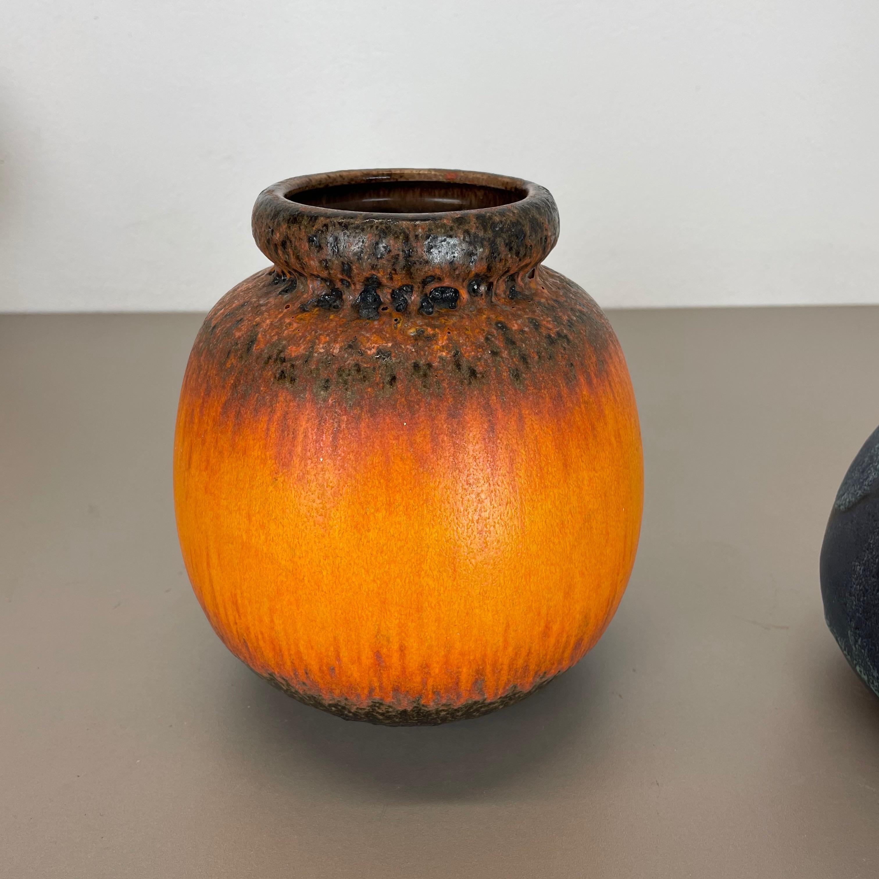 Tedesco Set di due vasi in ceramica grassa 
