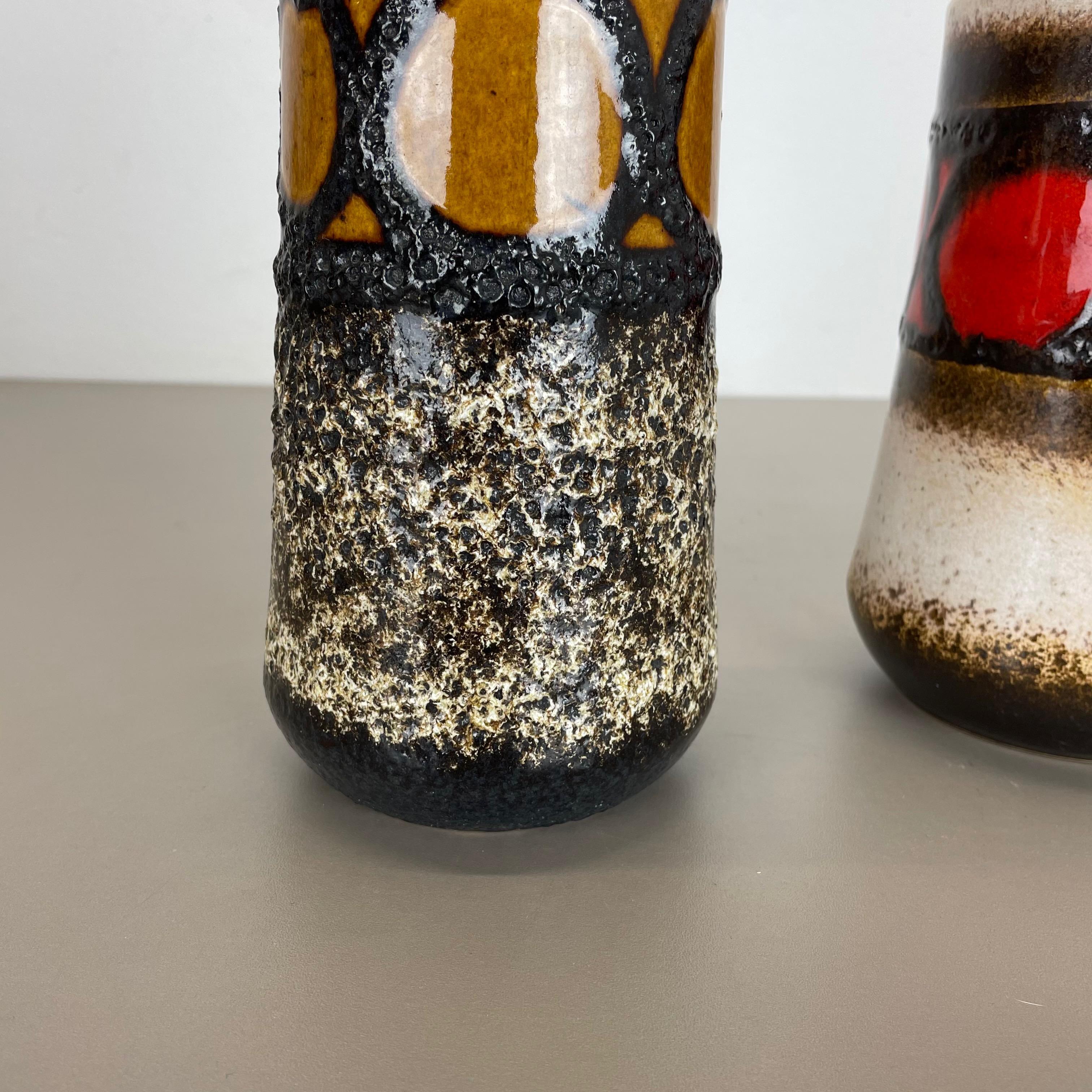 Set di due vasi in ceramica grassa 