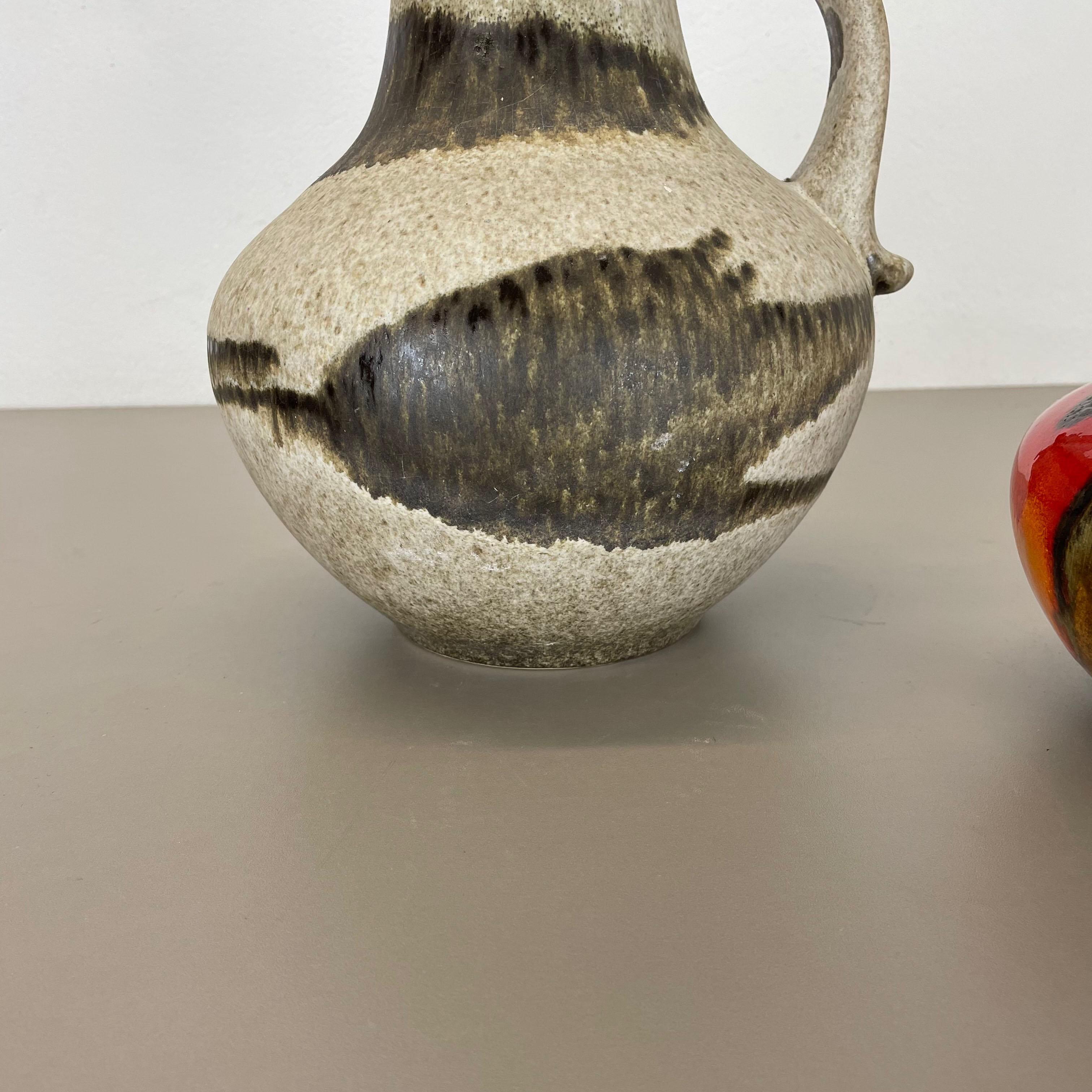Set di due vasi in ceramica grassa 