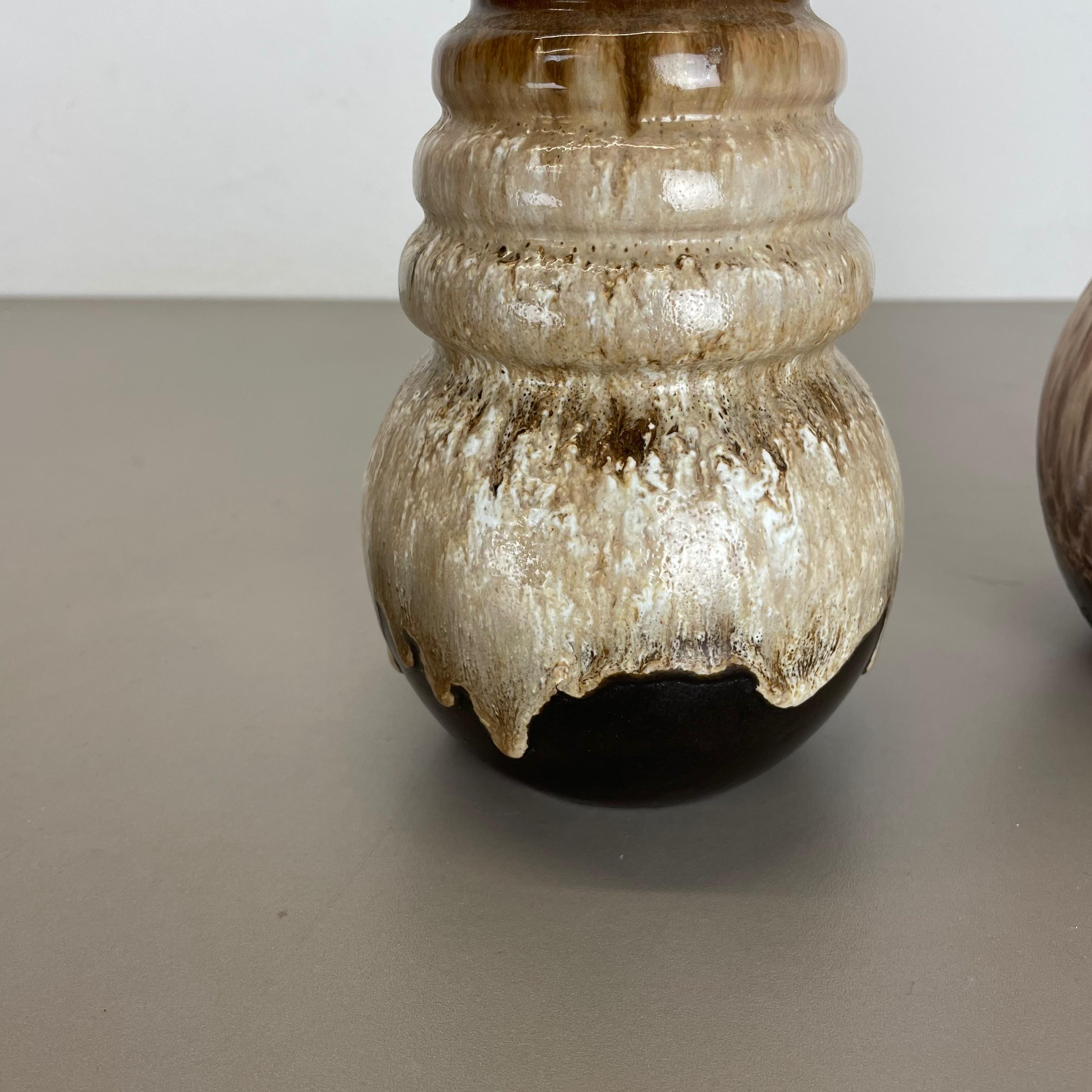 Set di due vasi in ceramica grassa 