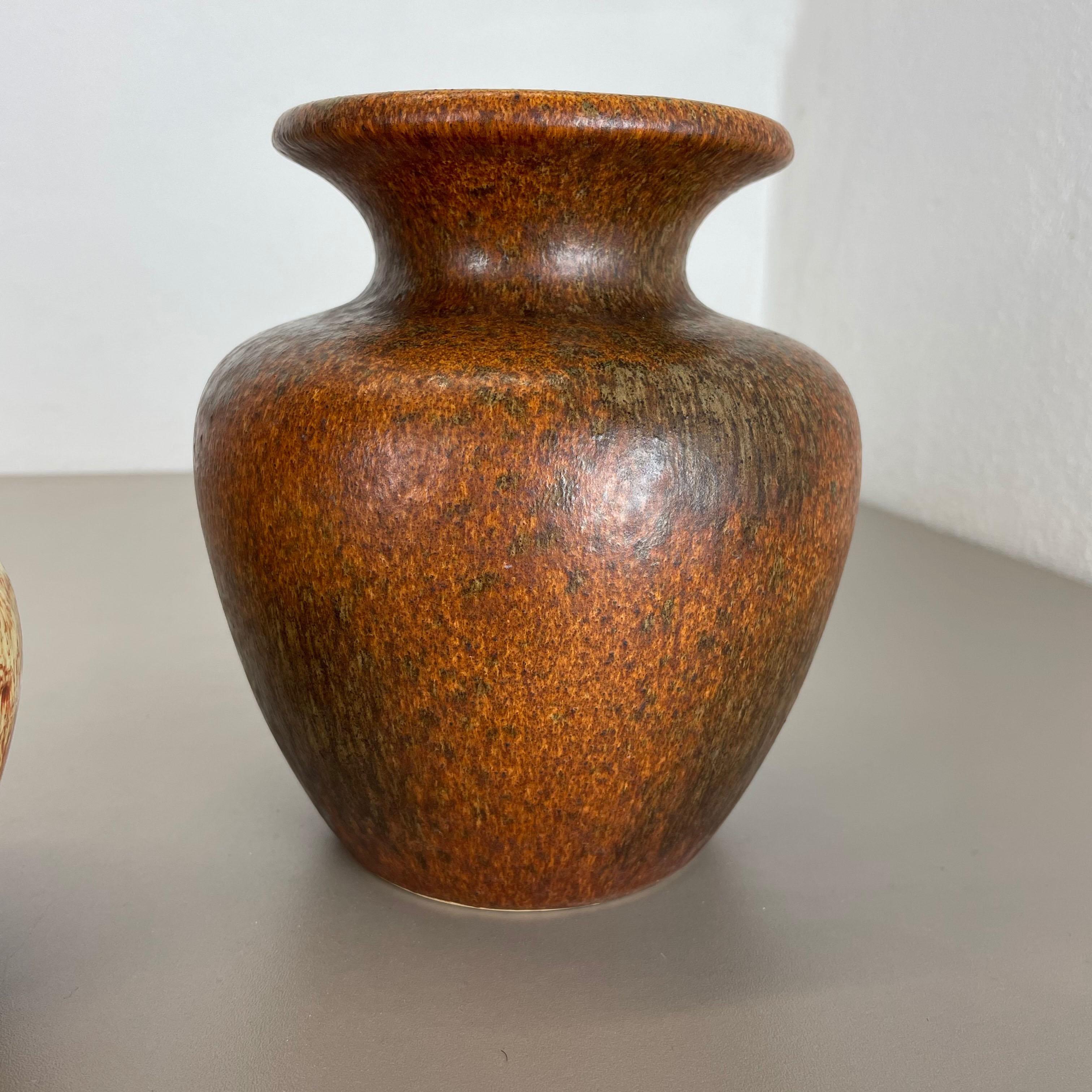 Set di due vasi in ceramica grassa 