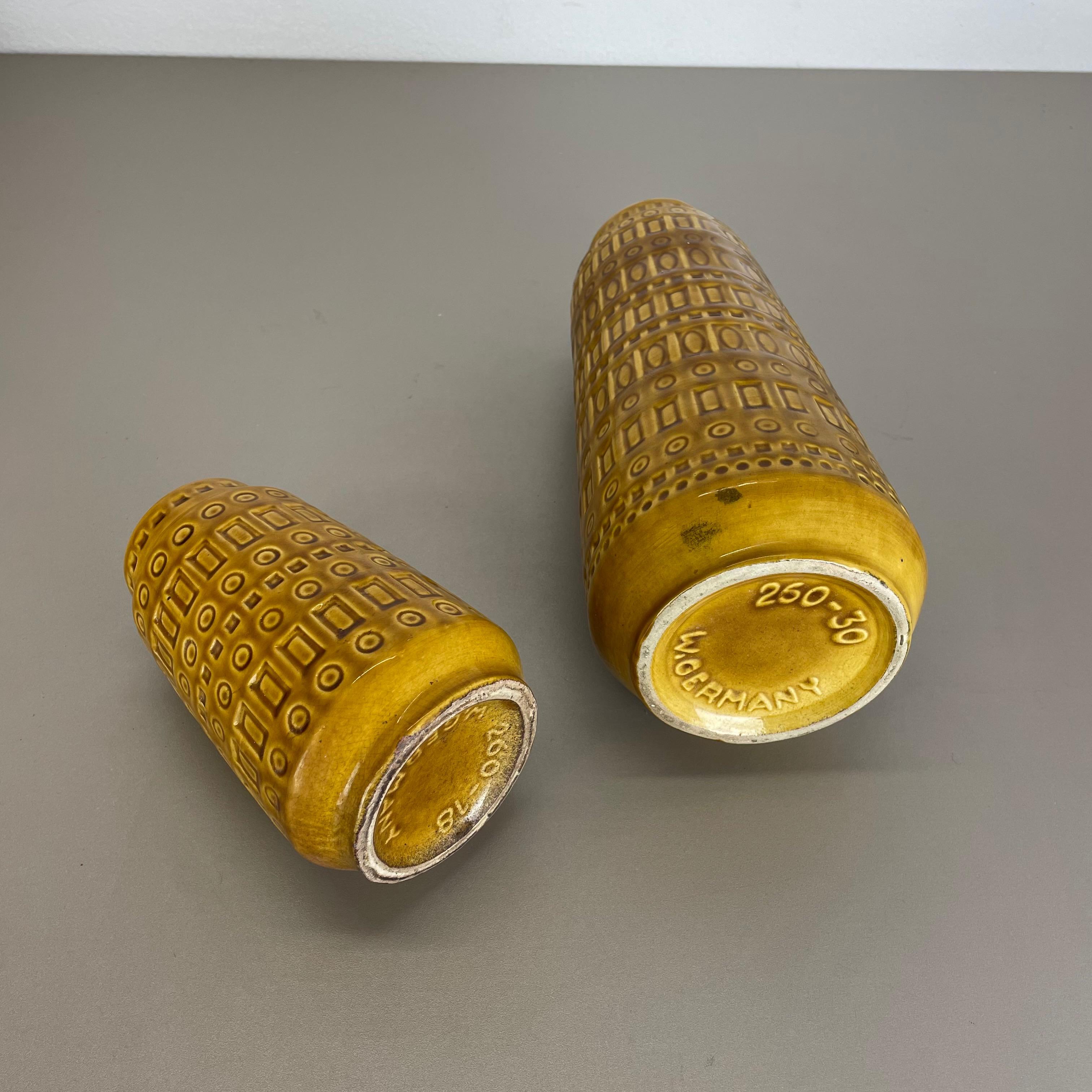 Set di due vasi in ceramica grassa 