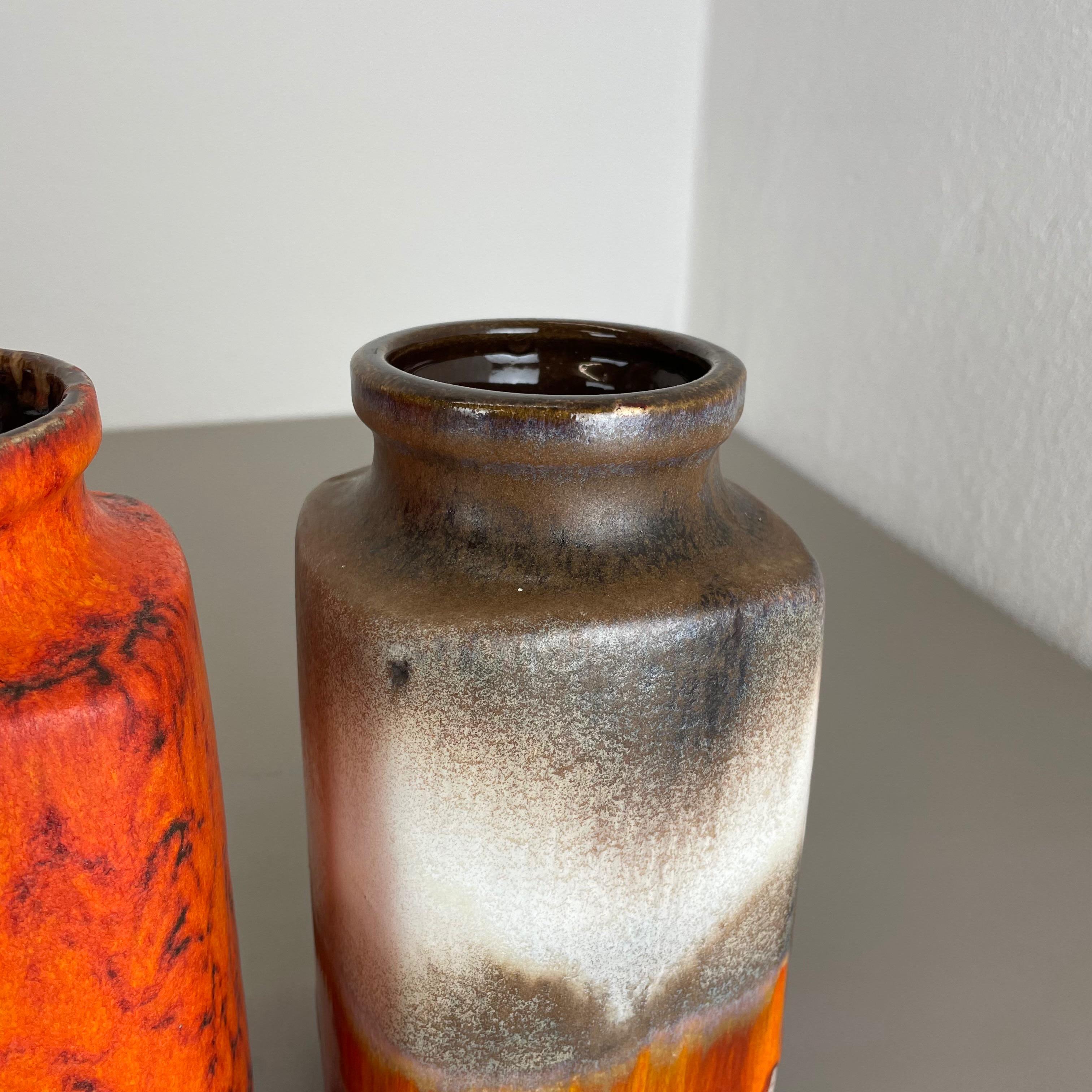 Set di due vasi in ceramica grassa 