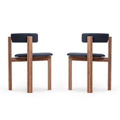 Set of Two Principal Dining Wood Chairs Designed by Bodil Kjær for Karakter