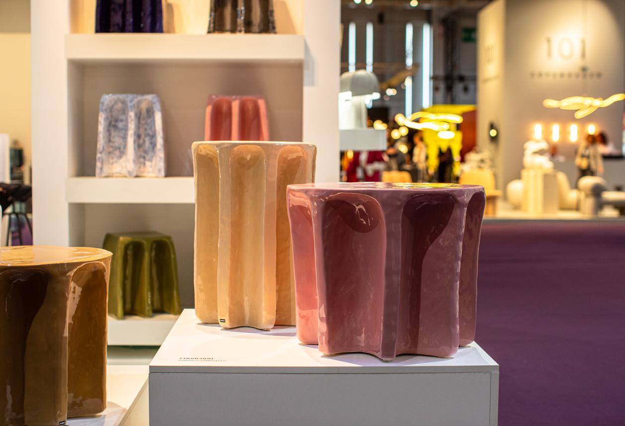 Set of Two Pulpo Ceramic Chouchou COFFEE + SIDE TABLE BY LORENZO ZANOVELLO In New Condition For Sale In New York, NY