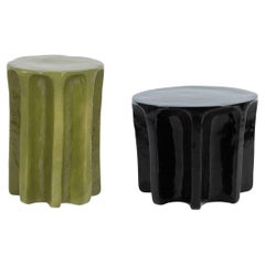 Set aus zwei Pulpo-Keramik Chouchou COFFEE +SIDE TABLE BY LORENZO ZANOVELLO