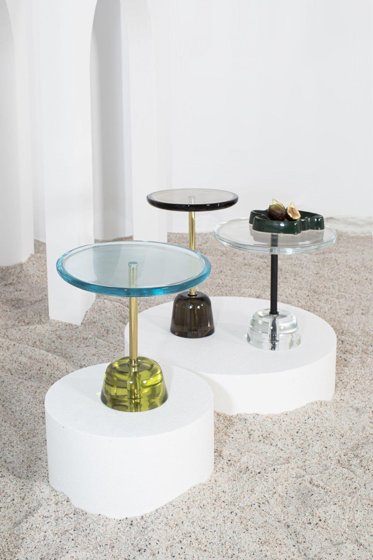 Set aus zwei Pulpo Pina SIDE + COFFEE TABLE BY SEBASTIAN HERKNER (Europäisch) im Angebot