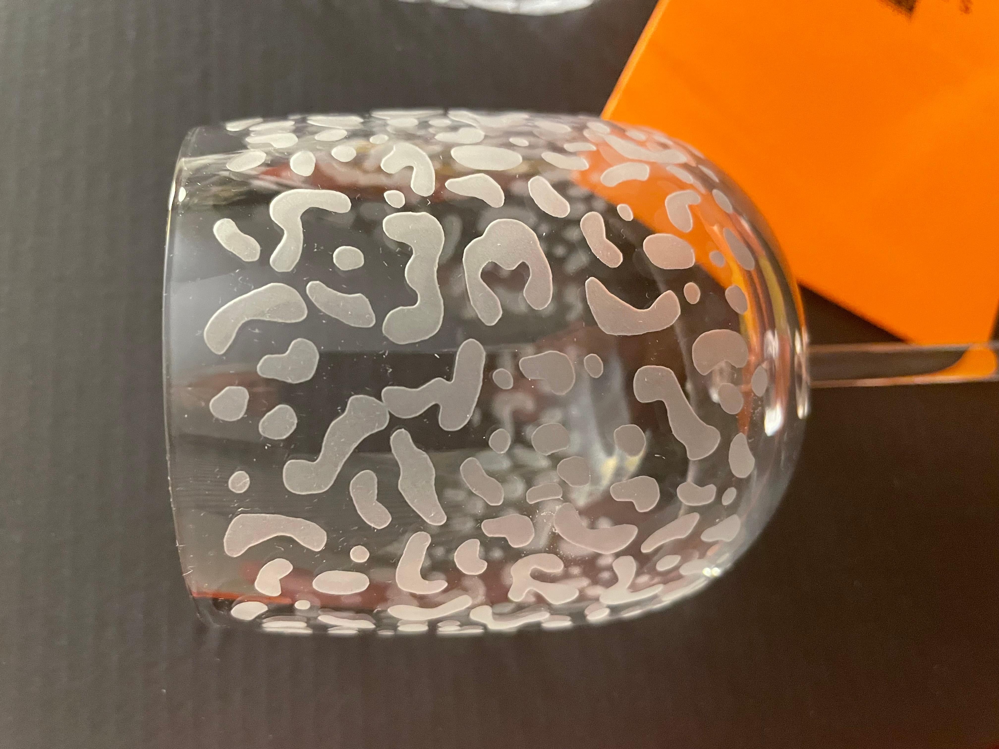 Juego de dos vasos con pie 