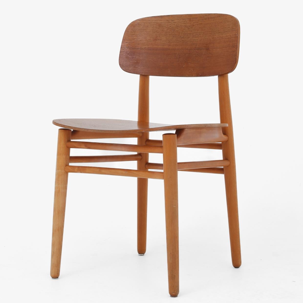 Scandinavian Modern Set of Two Rare Chairs by Hans J. Wegner