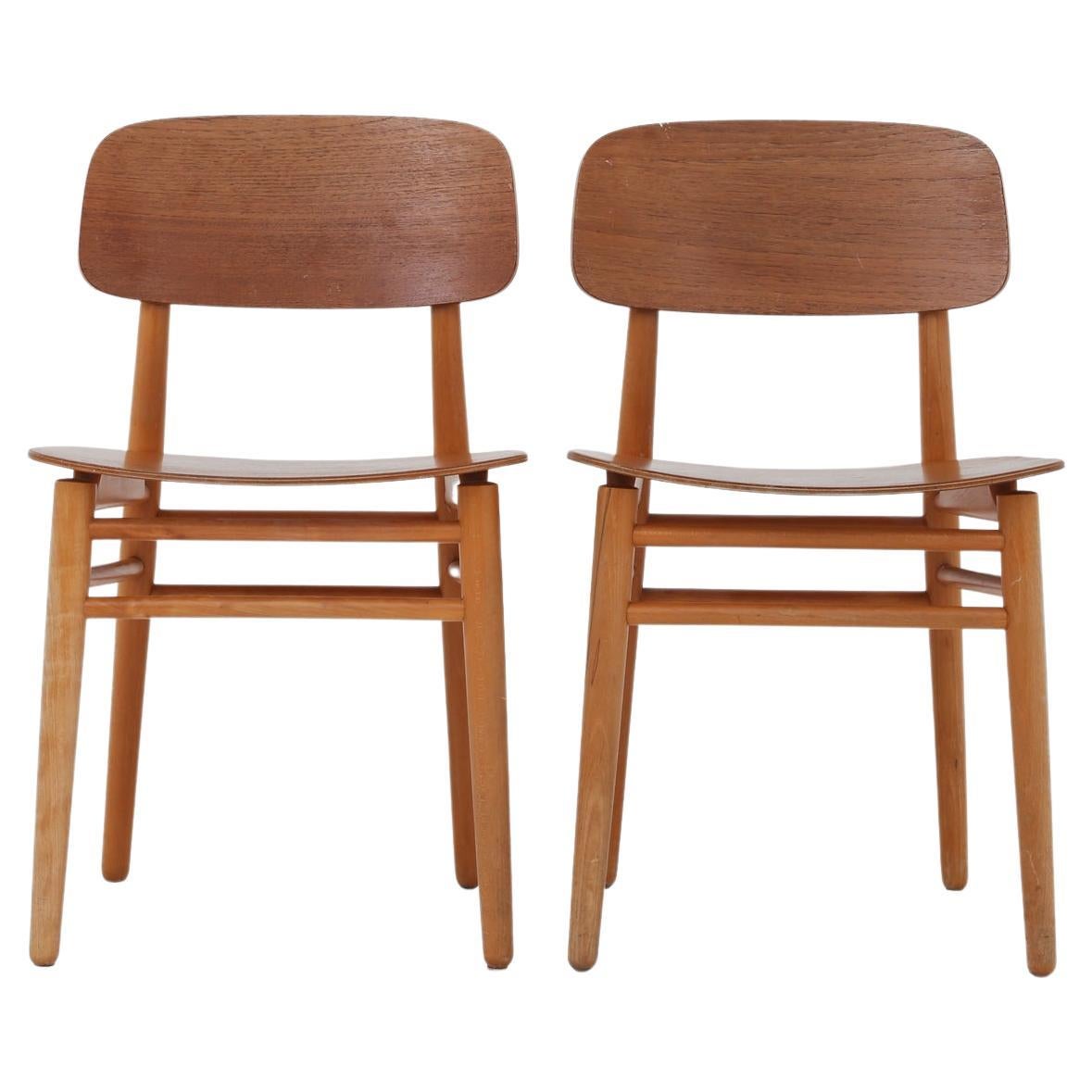 Set of Two Rare Chairs by Hans J. Wegner