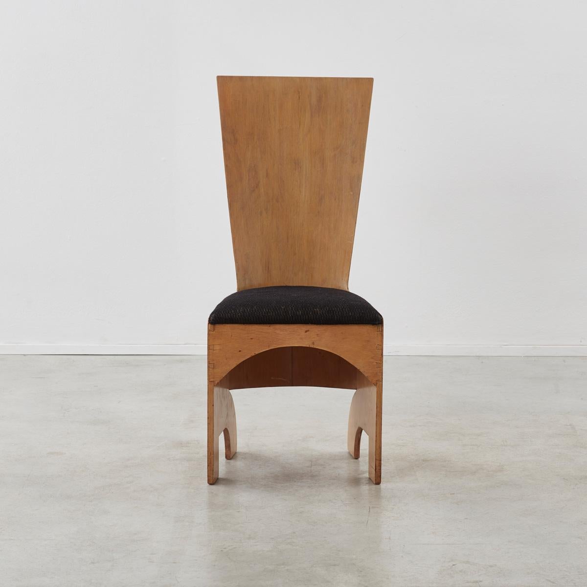 Set di due rare sedie con schienale alto Gerald Summers, Regno Unito 1936 In condizioni buone in vendita a London, GB