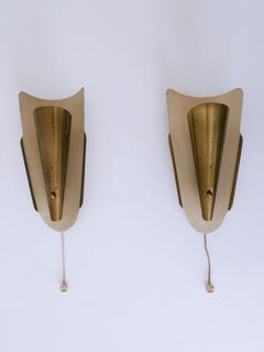 Ensemble de deux appliques rares et très décoratives The Modernity Modernity Allemagne années 1950