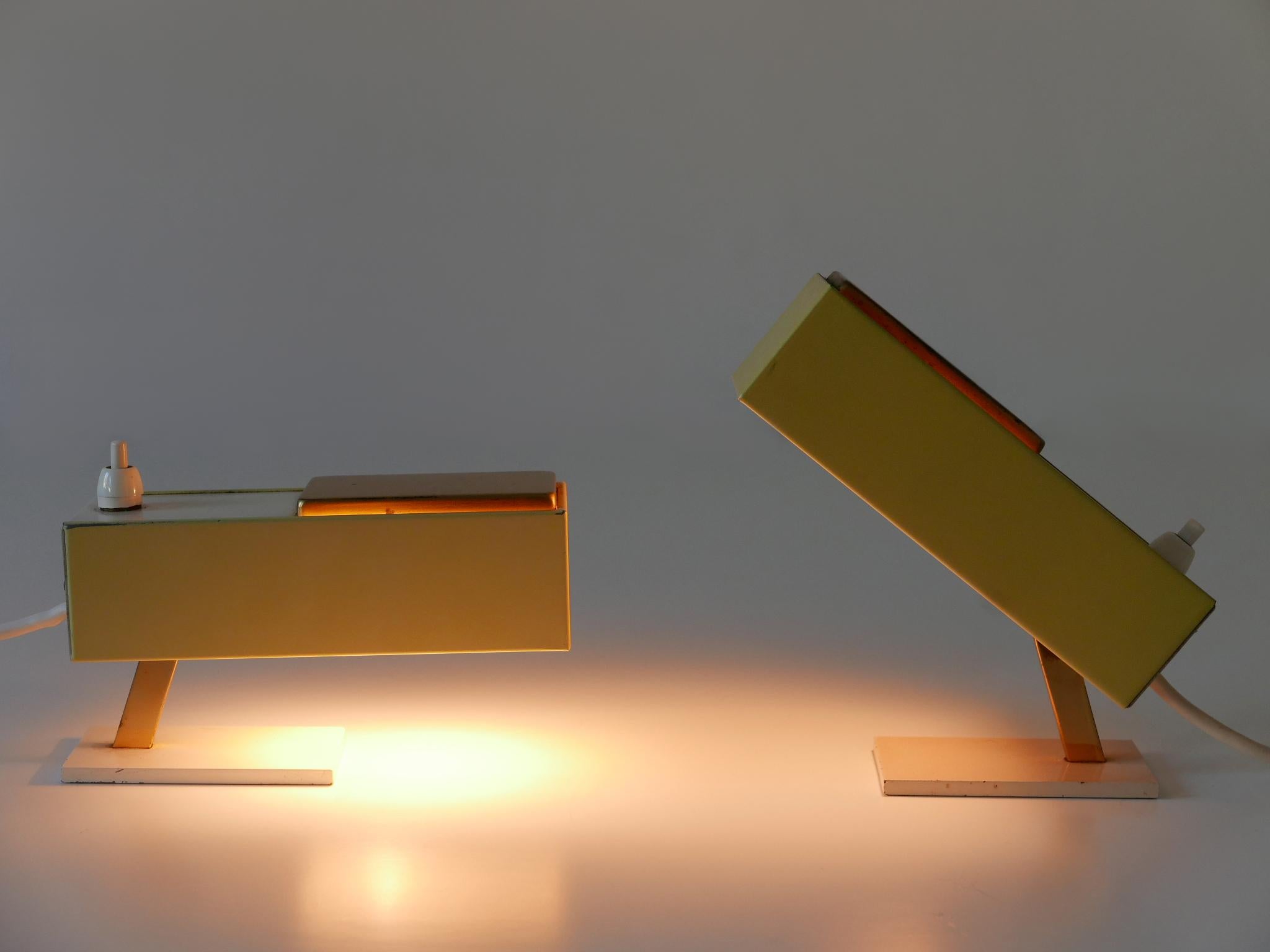 Ensemble de deux rares et ravissantes lampes de chevet The Moderns Allemagne années 1950 Bon état - En vente à Munich, DE