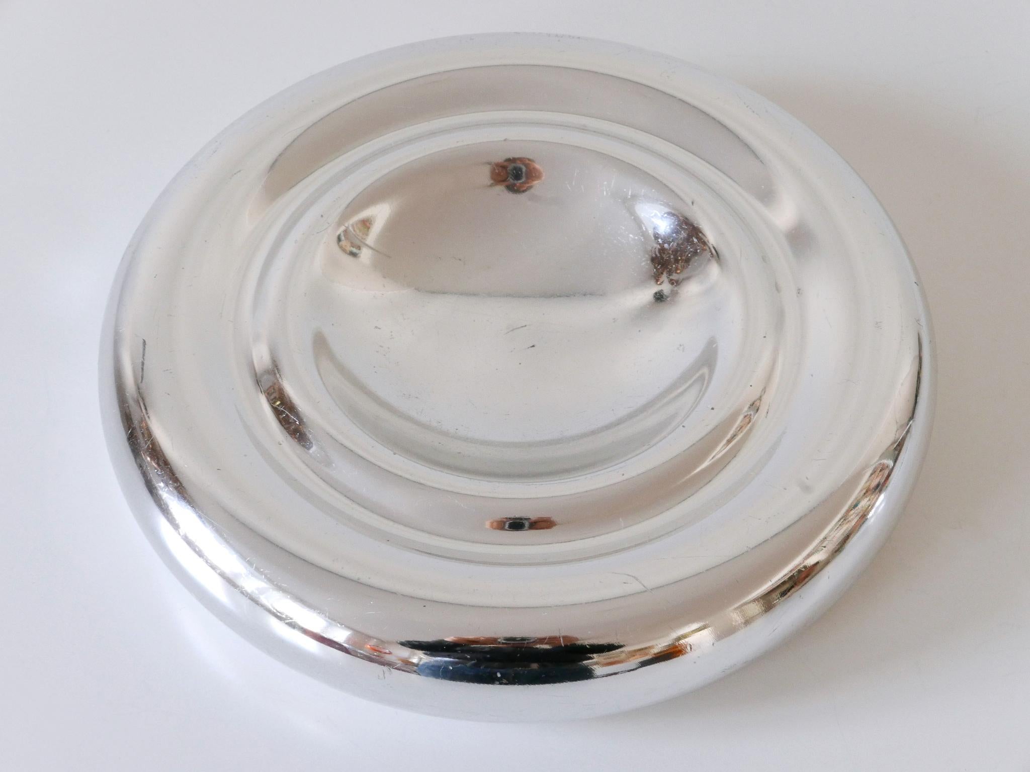 German Set of Two Rare Mid-Century Modern Alu Bowls by Ingo Maurer for Design M 1970s For Sale