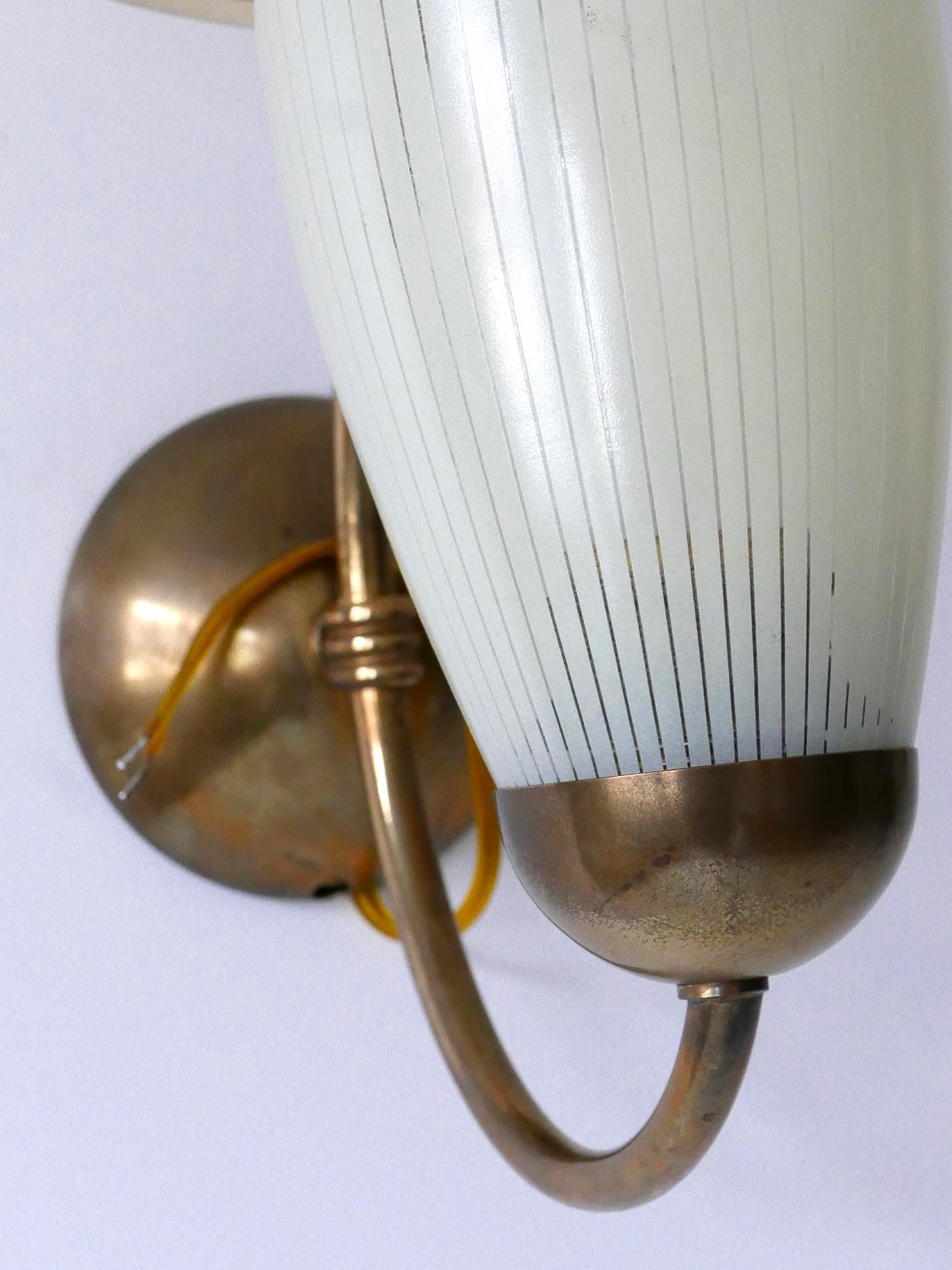 Set of Two Rare Mid-Century Modern Sputnik Sconces or Wall Lights Germany 1950s For Sale 12