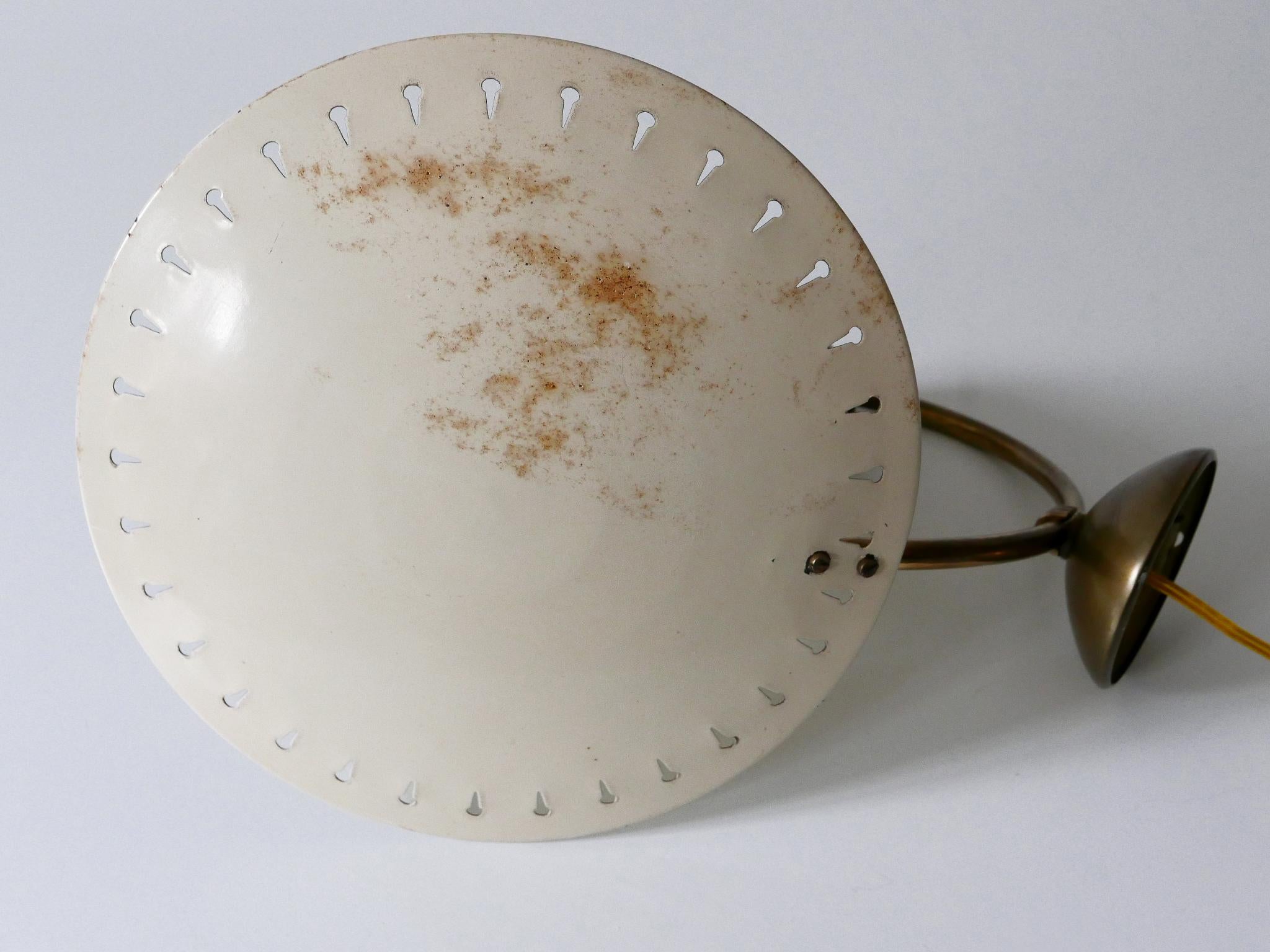Set of Two Rare Mid-Century Modern Sputnik Sconces or Wall Lights Germany 1950s For Sale 14