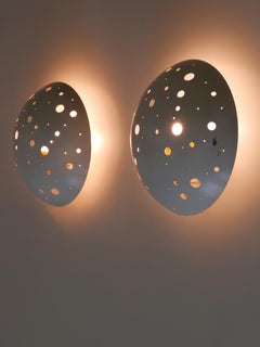 Set of Two Rare Mid-Century Sconces by Ernest Igl for Hillebrand Germany 1950s