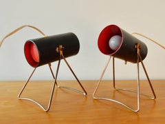 Set of two rare table Lamps by Svend Aage Holm Sørensen for ASEA, Sweden 1950's