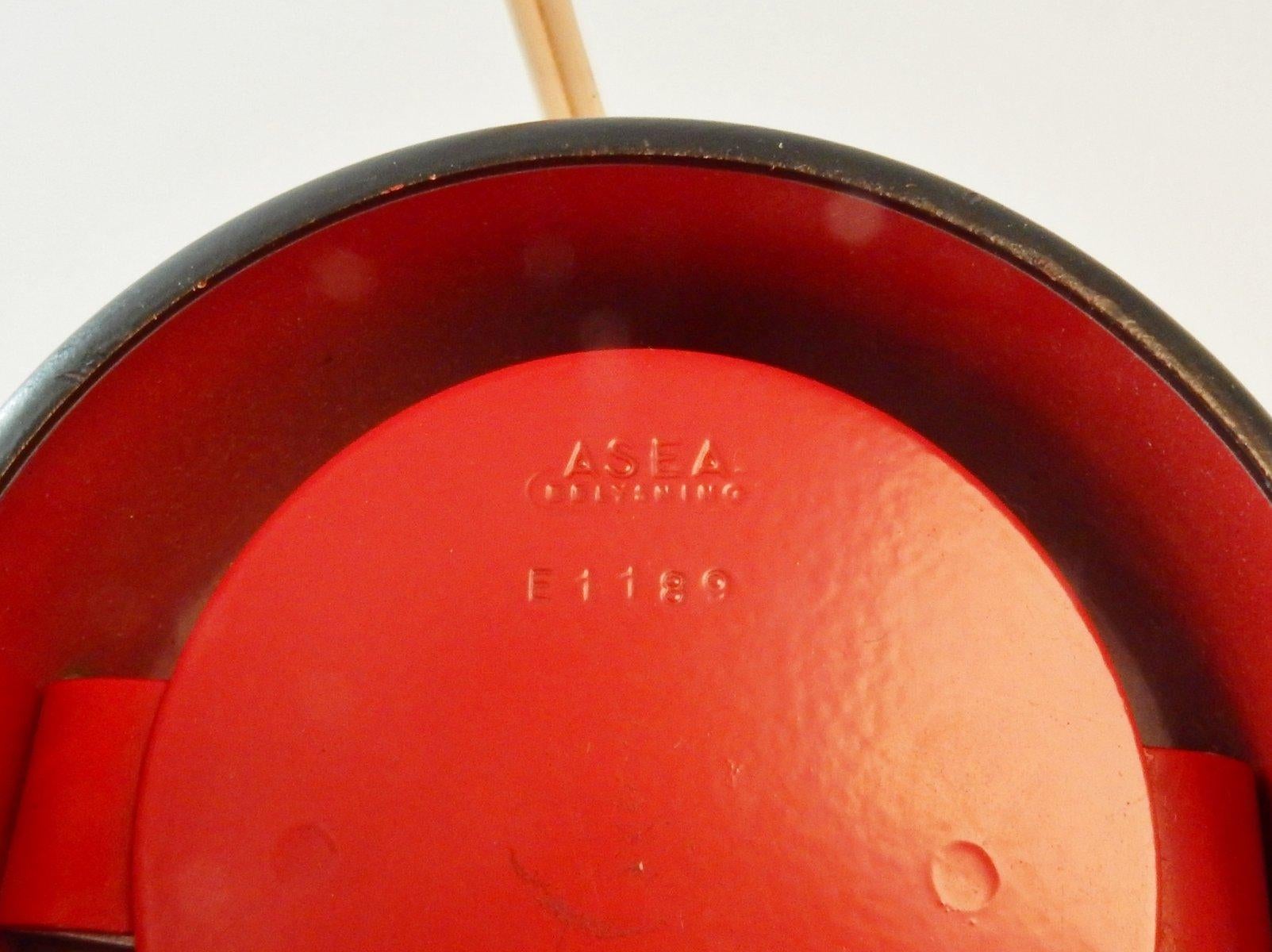 Suédois Ensemble de deux lampes de table rares par Svend Aage Holm Sørensen pour ASEA, Suède 1950's en vente
