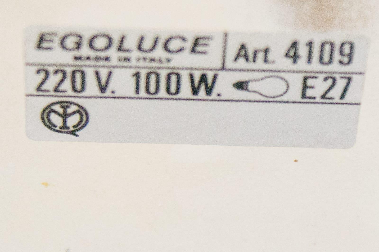 Set von zwei seltenen vergoldeten Metall-Wandleuchten von Egoluce, Italien, 1960er Jahre im Angebot 6