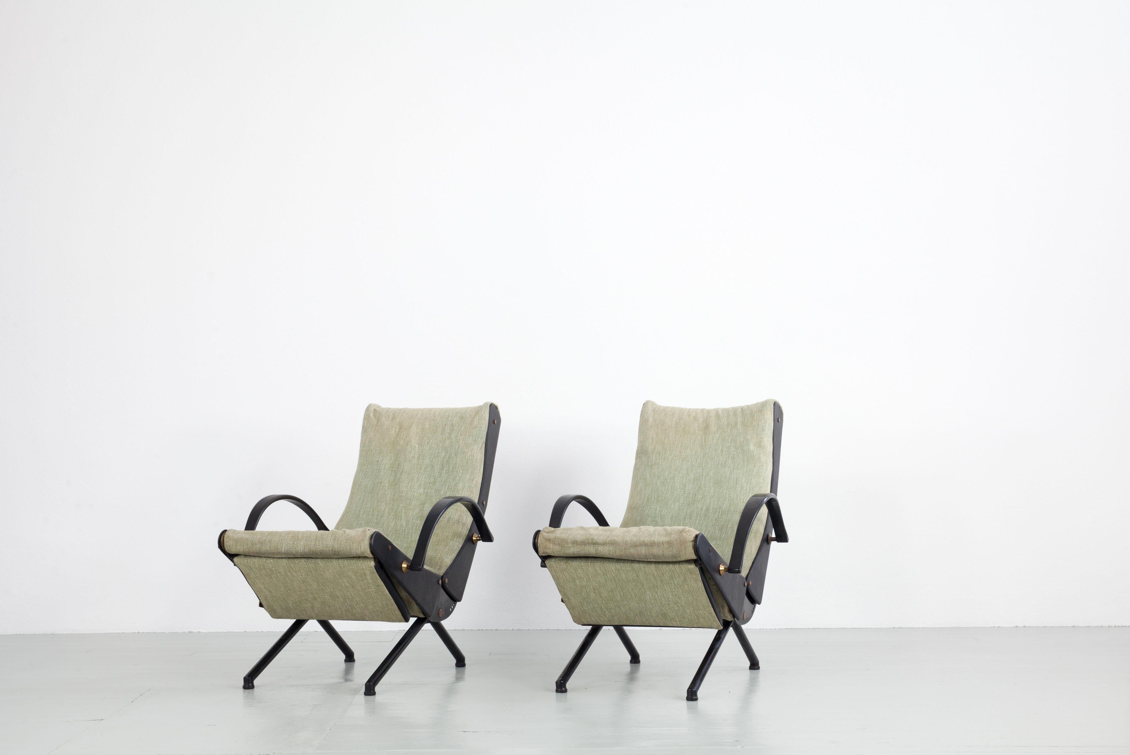 Ensemble de deux chaises inclinables en vente 1