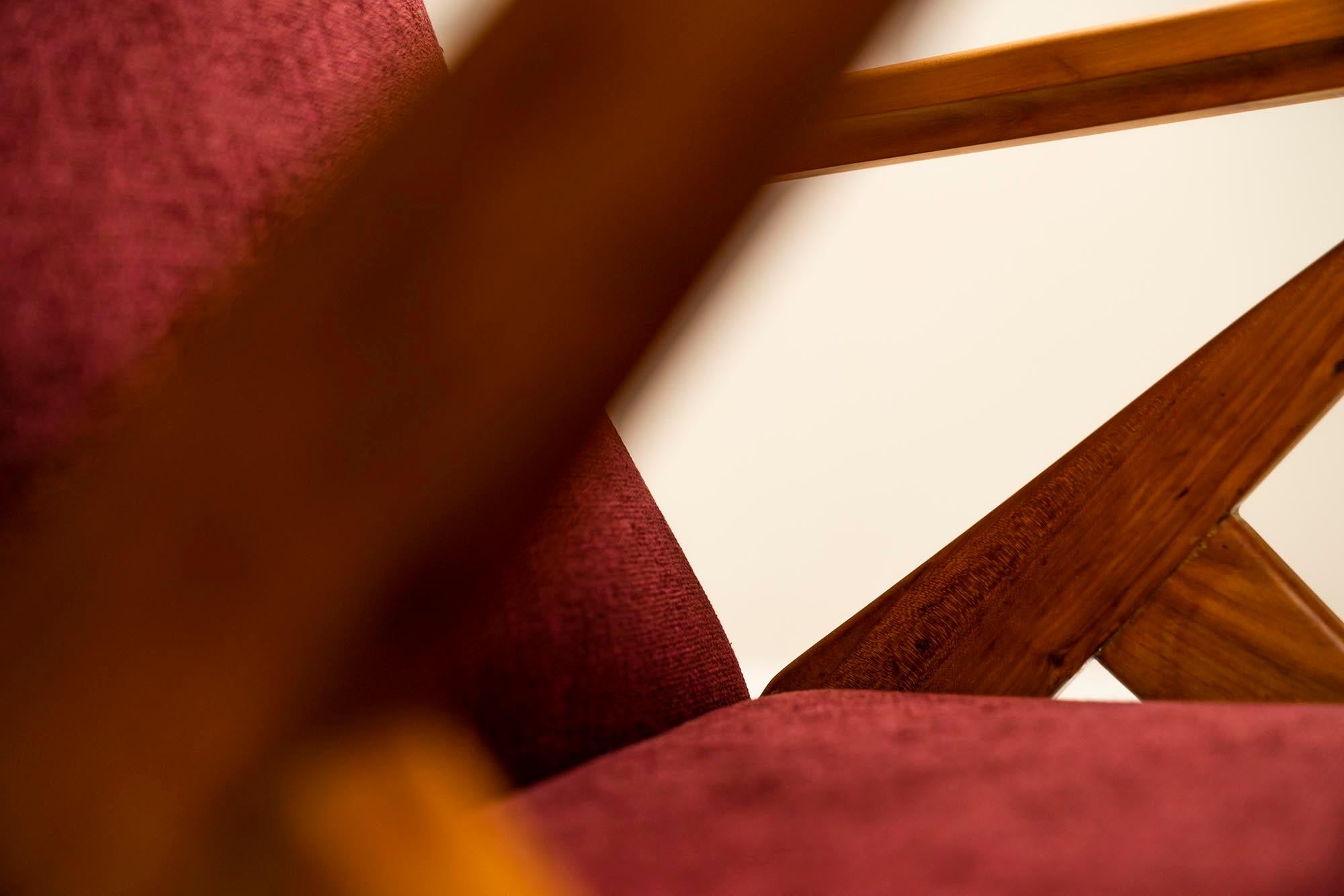 Set of Two Reclining Lounge Chairs in the Style of Antonio Gorgone, Italy, 1950s 1