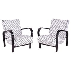 Set of Two Restored Art Deco Armchairs, by Koželka and Kropáček, Czech, 1930s