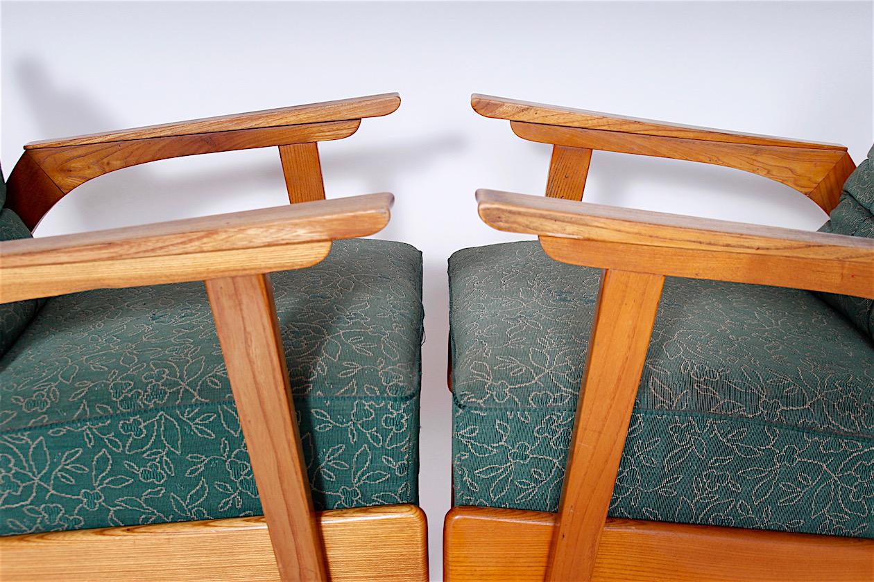 Mid-Century Modern Set of Two Retro Armchairs, 1950s