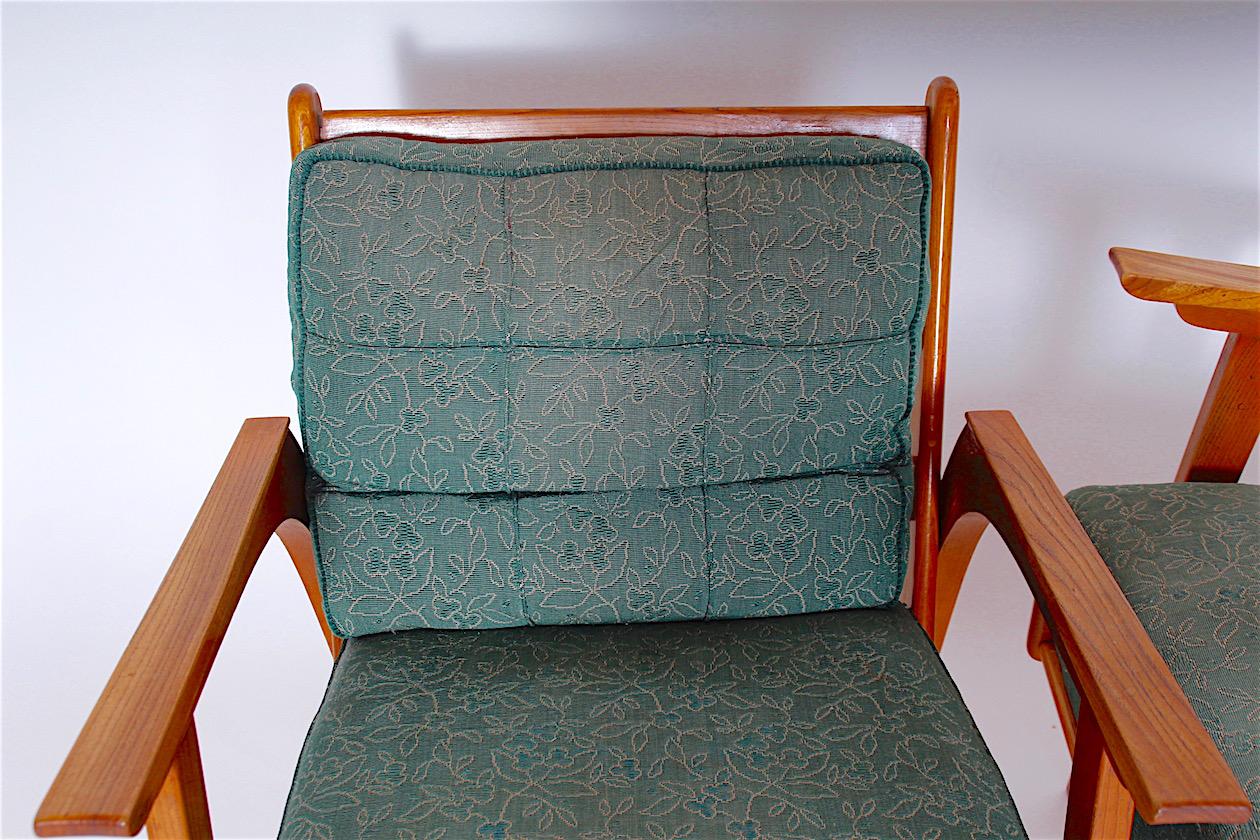 Czech Set of Two Retro Armchairs, 1950s