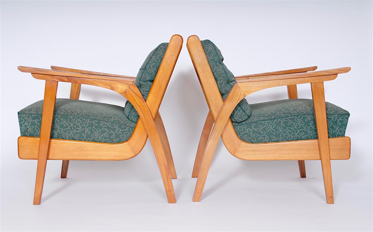 Mid-20th Century Set of Two Retro Armchairs, 1950s