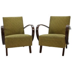Set of Two Retro Armchairs by Jindřich Halabala, 1950s