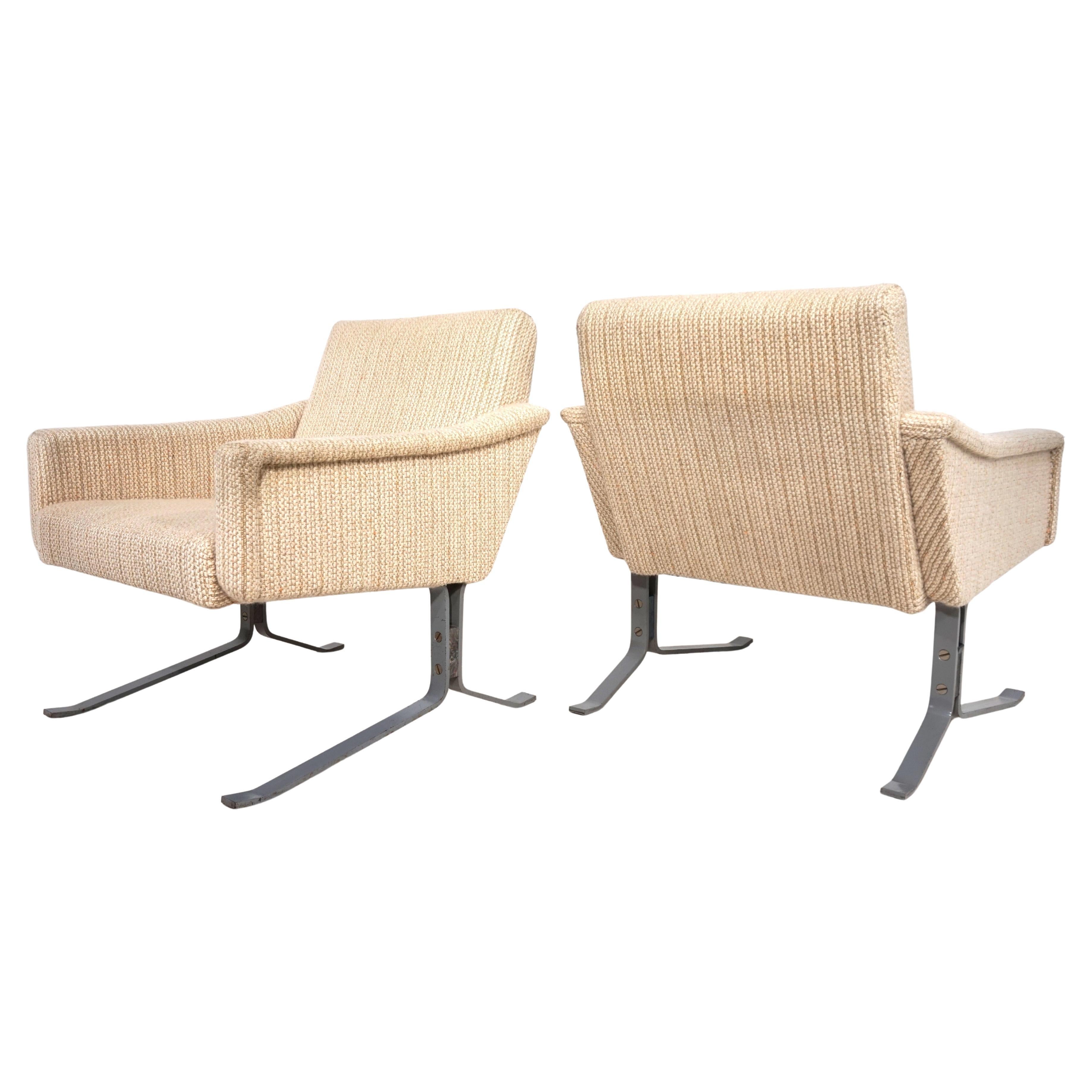 Set of two Röhl cantilever lounge chairs, 1960