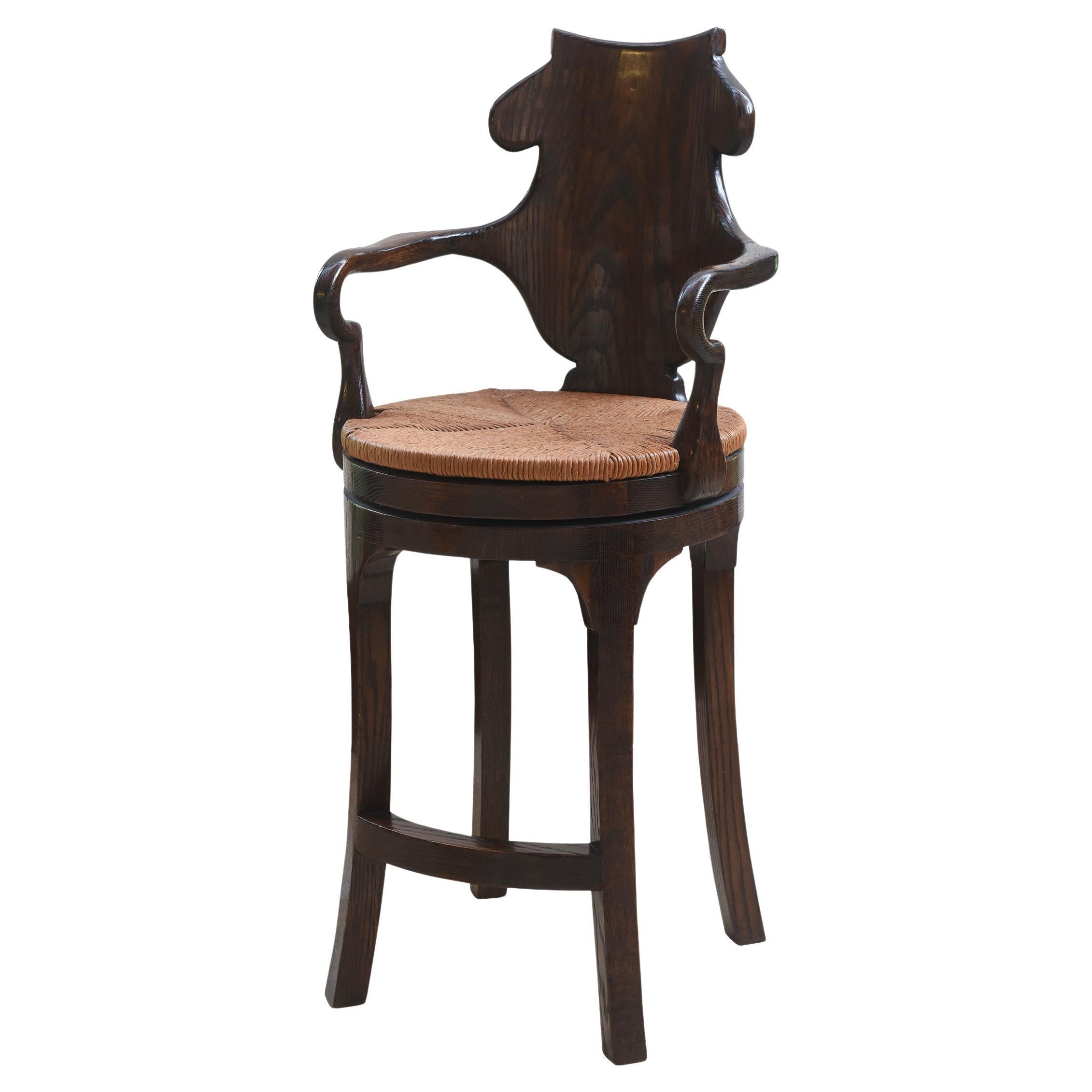 Set of Two Rose Tarlow Melrose House "Henley" Barstools For Sale