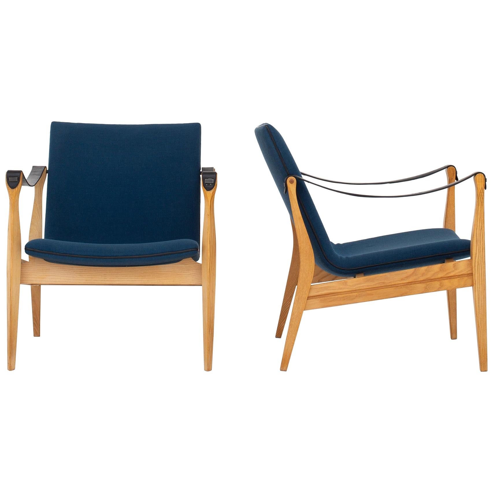 Set of Two Safari Chairs by Ebbe & Karen Clemmesen
