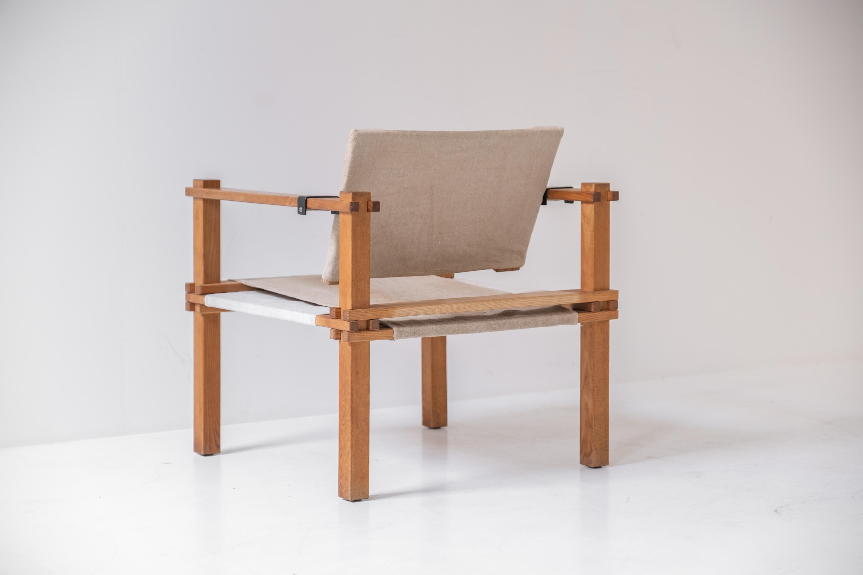 Set of two Safari easy chairs by Gerd Lange for Bofinger, Germany 1960s. 6