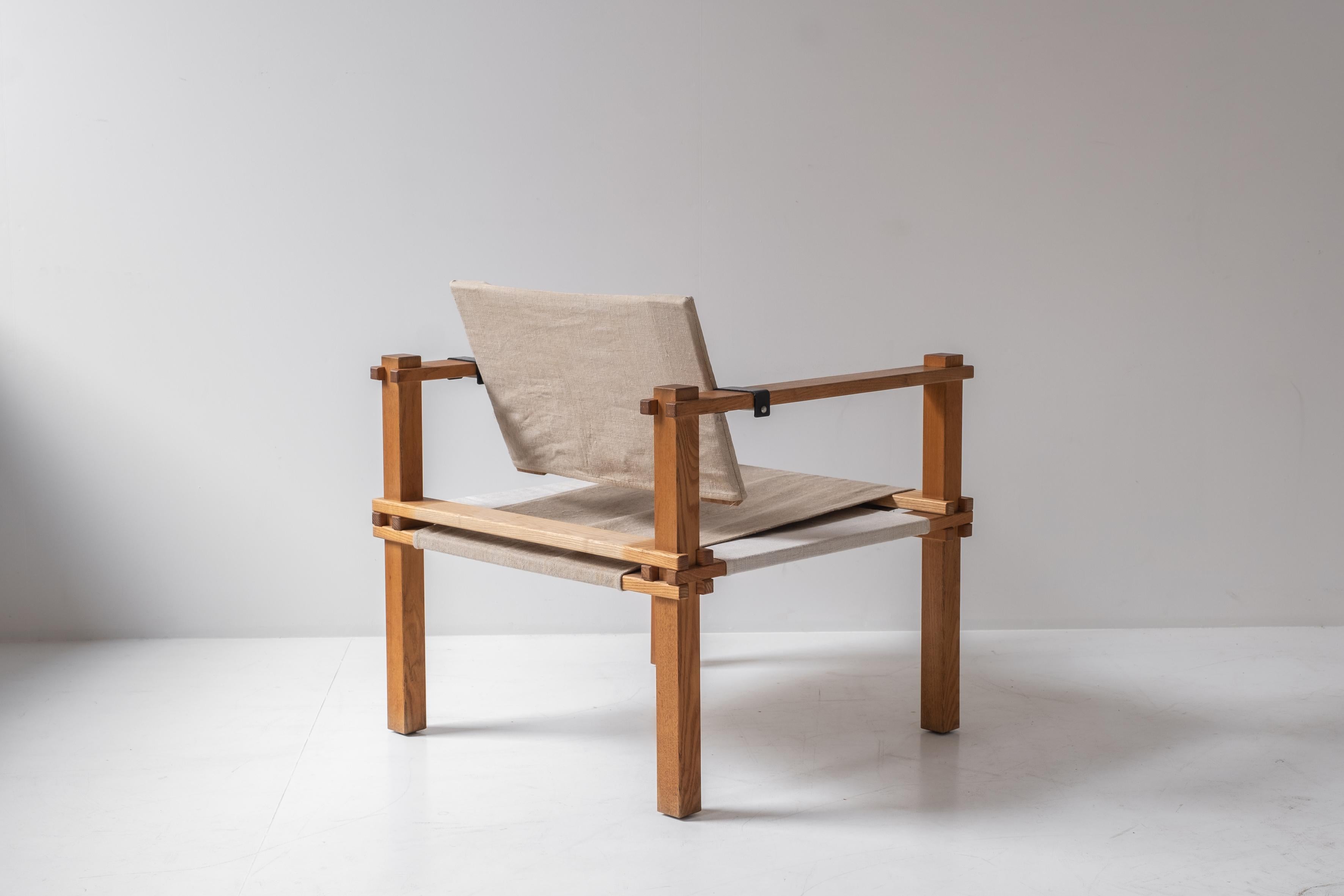 Set of two Safari easy chairs by Gerd Lange for Bofinger, Germany 1960s. In Good Condition In Antwerp, BE