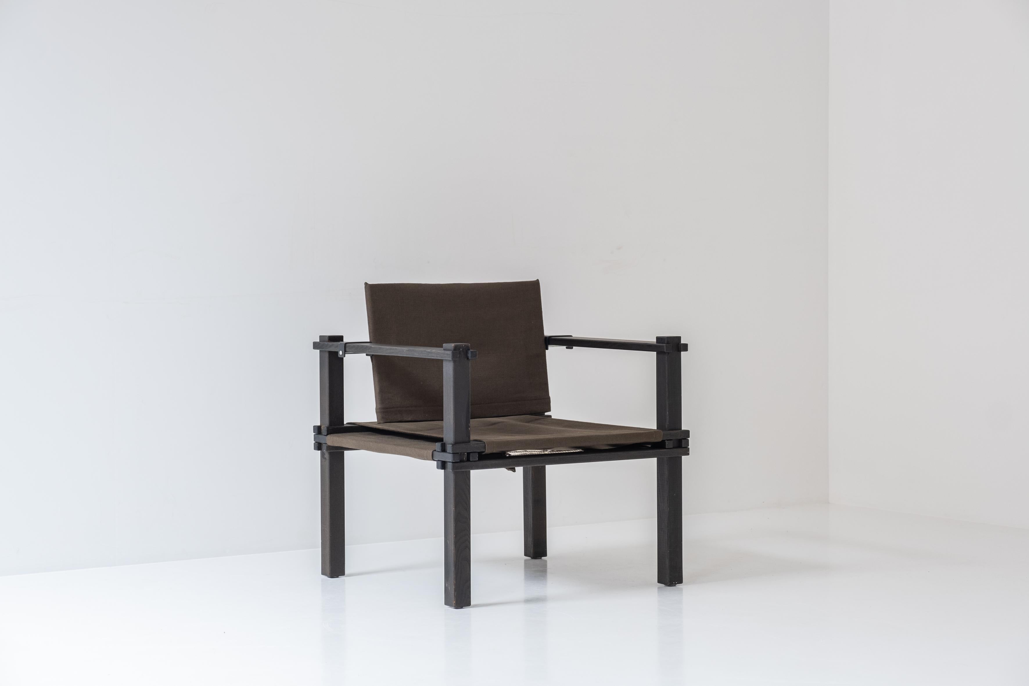 Mid-20th Century Set of Two Safari Easy Chairs by Gerd Lange for Bofinger, Germany, 1960s