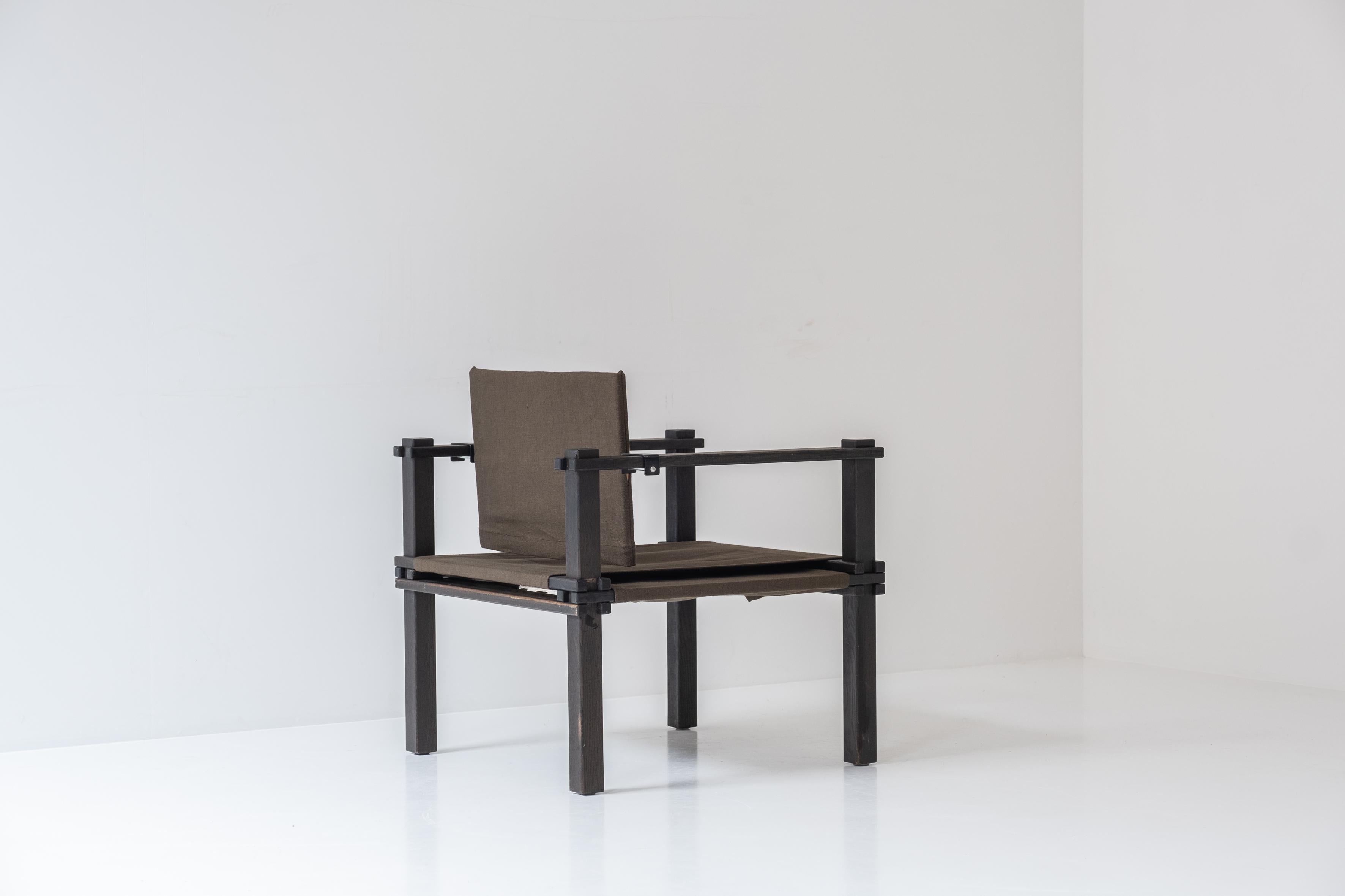 Set of Two Safari Easy Chairs by Gerd Lange for Bofinger, Germany, 1960s For Sale 2