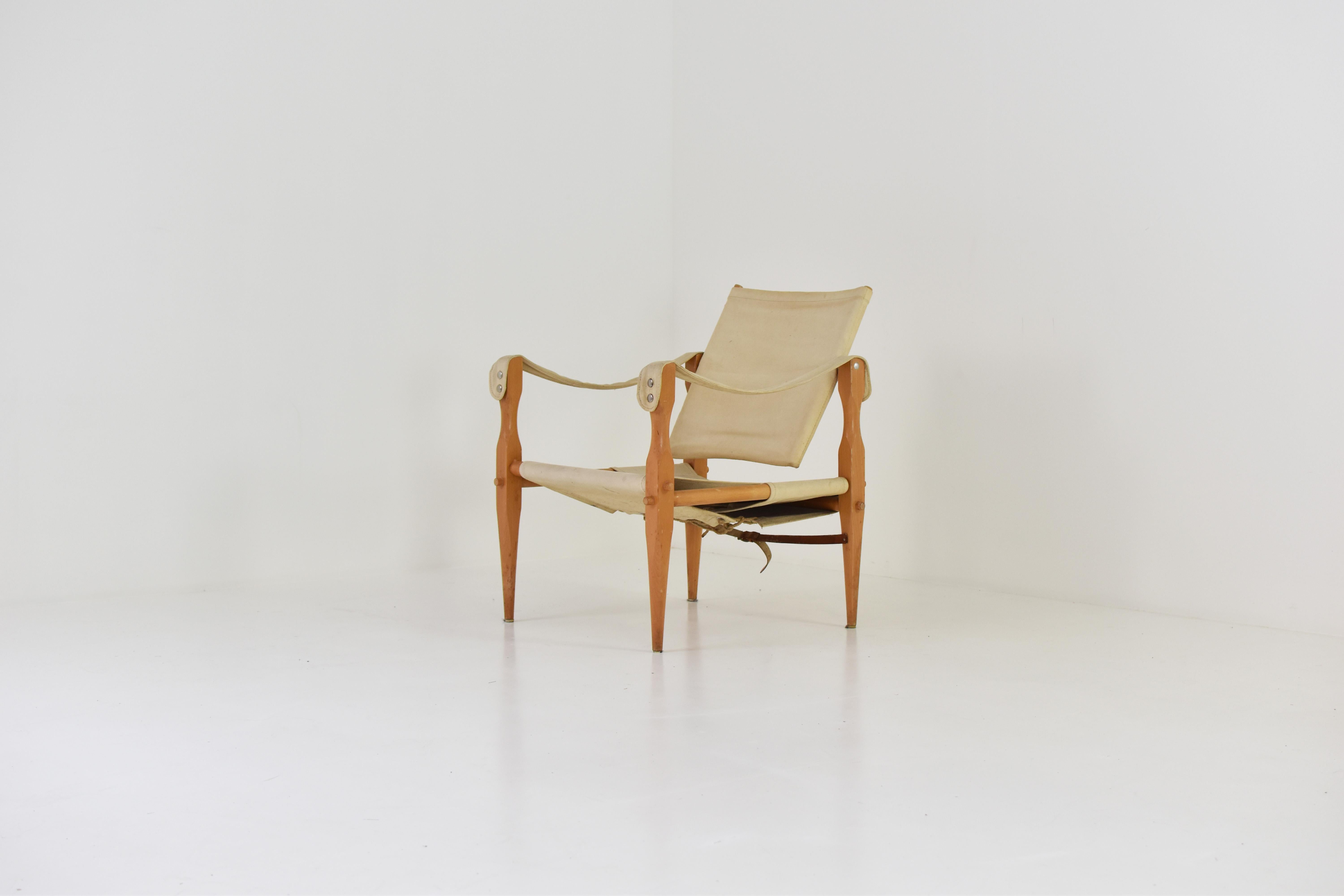 Danish Set of Two ‘Safari’ Lounge Chairs from Denmark, Produced in the 1960’s