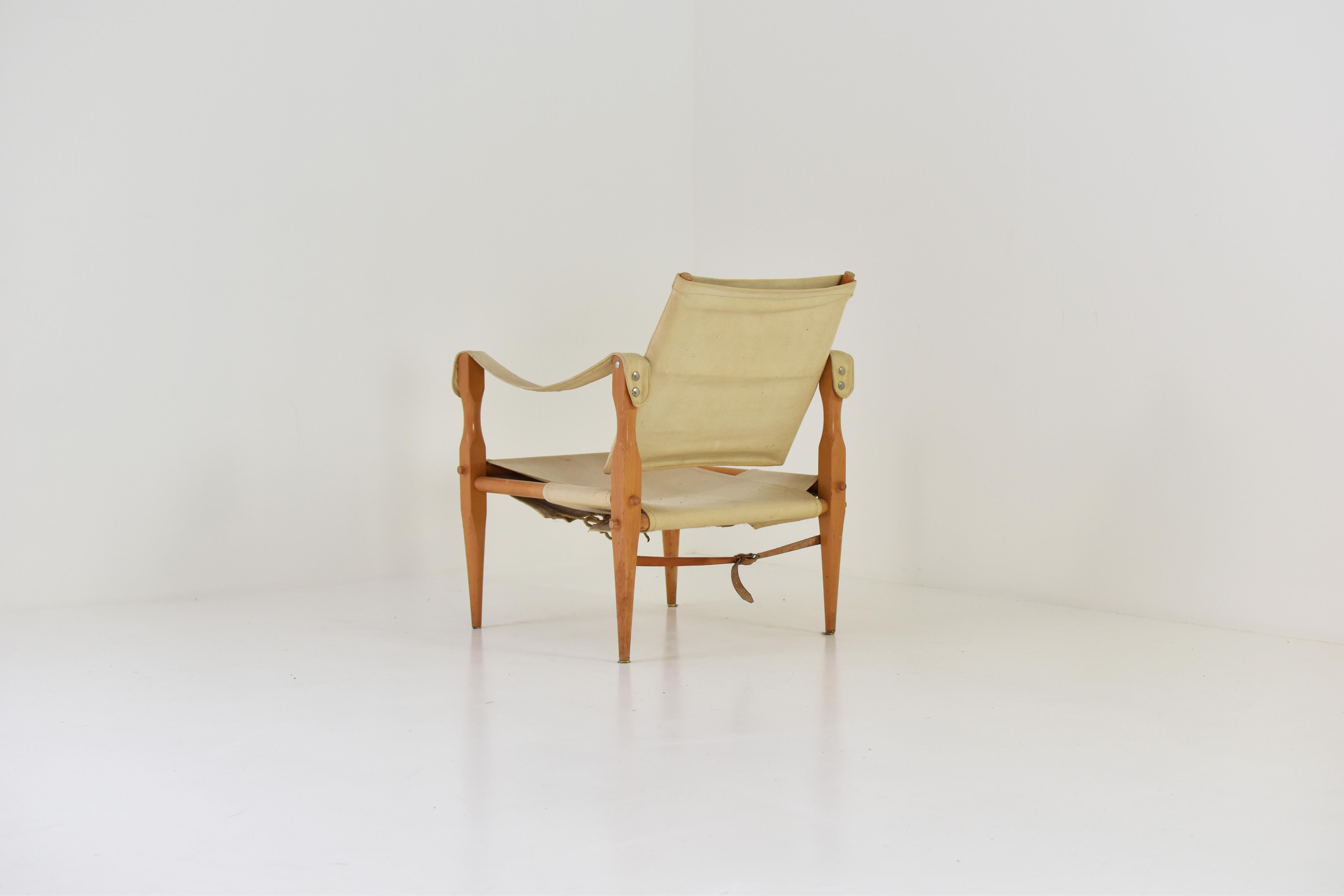 Mid-20th Century Set of Two ‘Safari’ Lounge Chairs from Denmark, Produced in the 1960’s