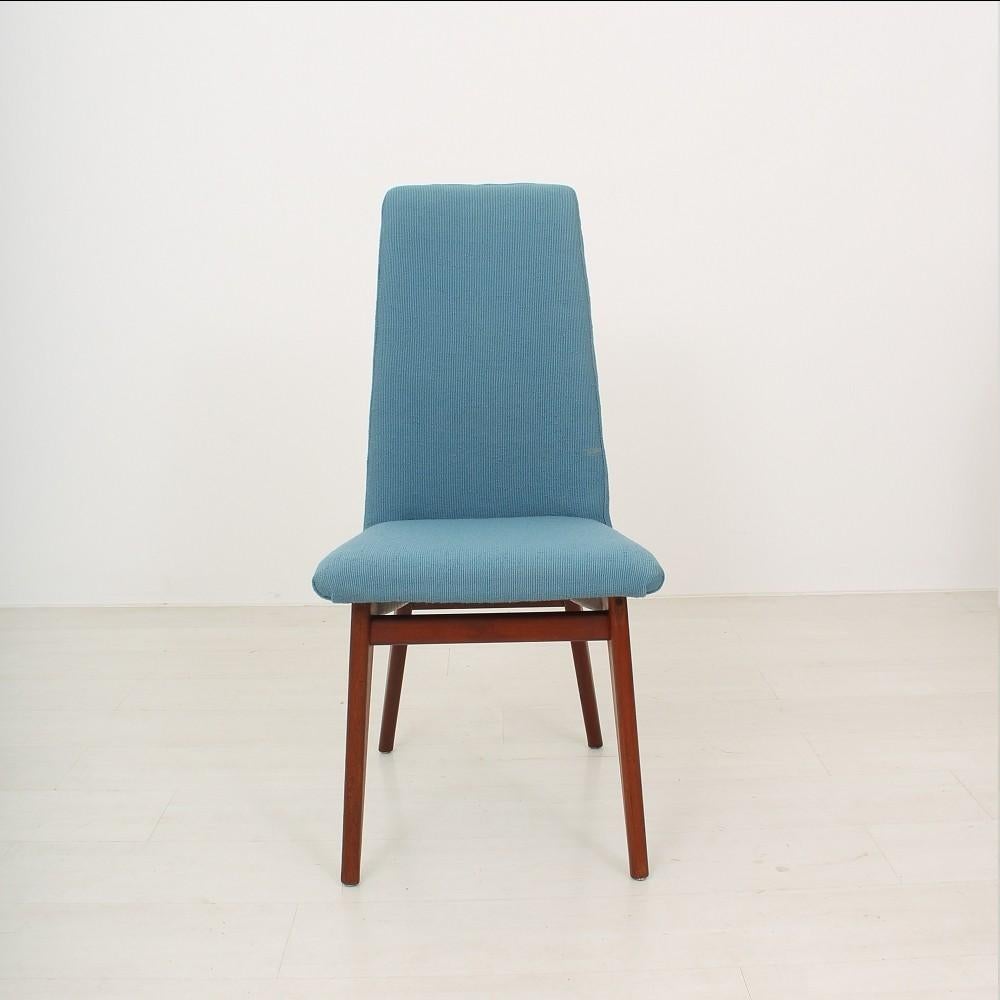 Mid-Century Modern Set of Two Scandinavian 1960s Teak Chairs For Sale