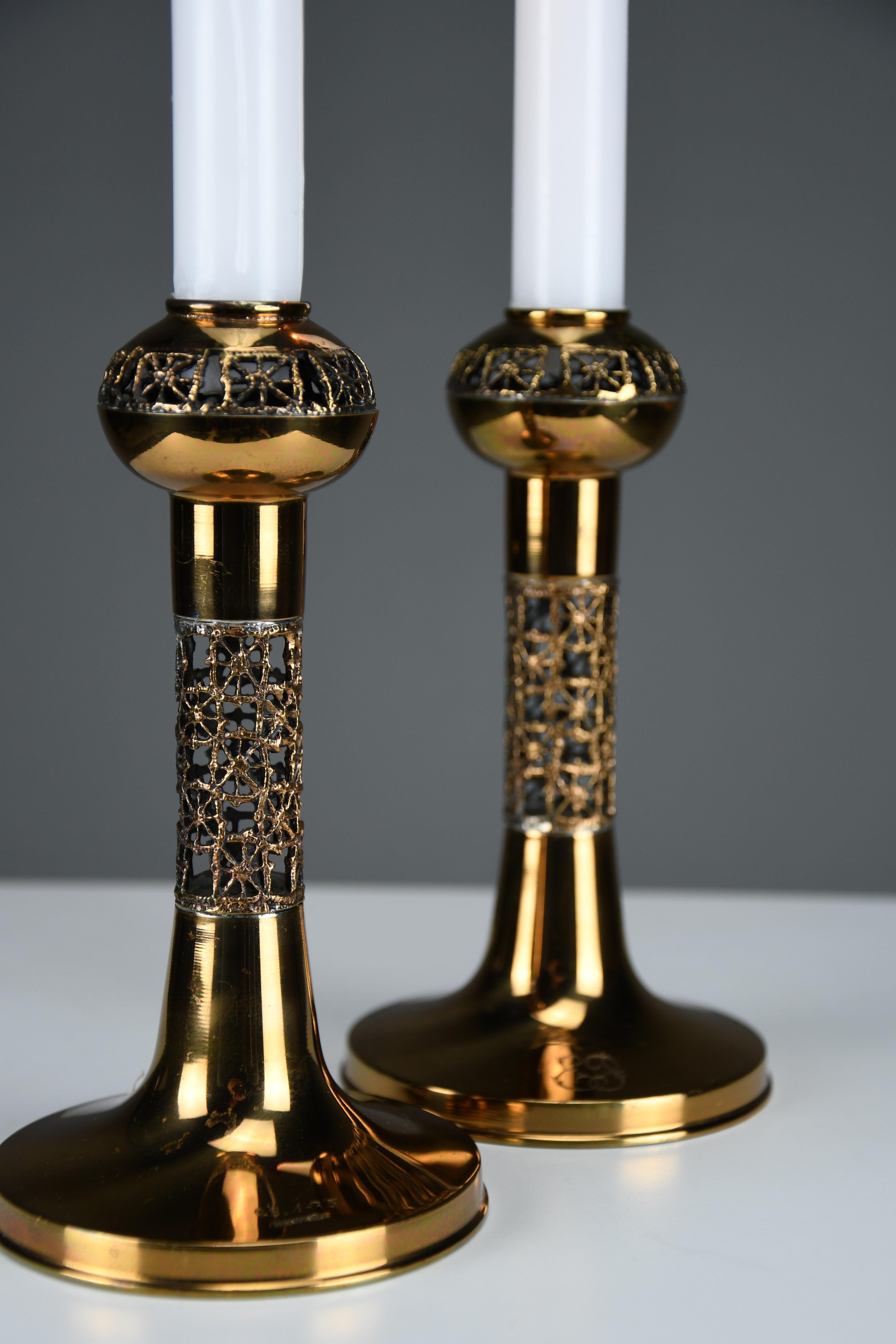 Set di due candelieri in rame The Modern Scandinavian 